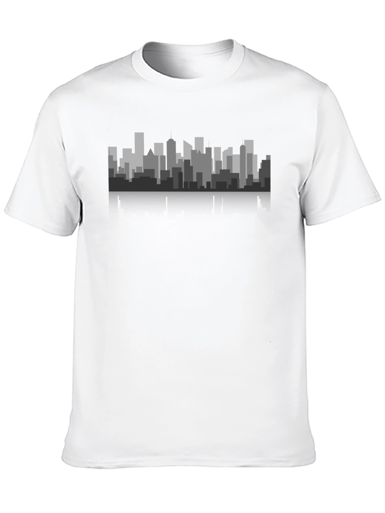 Cityscape Silhouette Tee - Stylish Urban Design