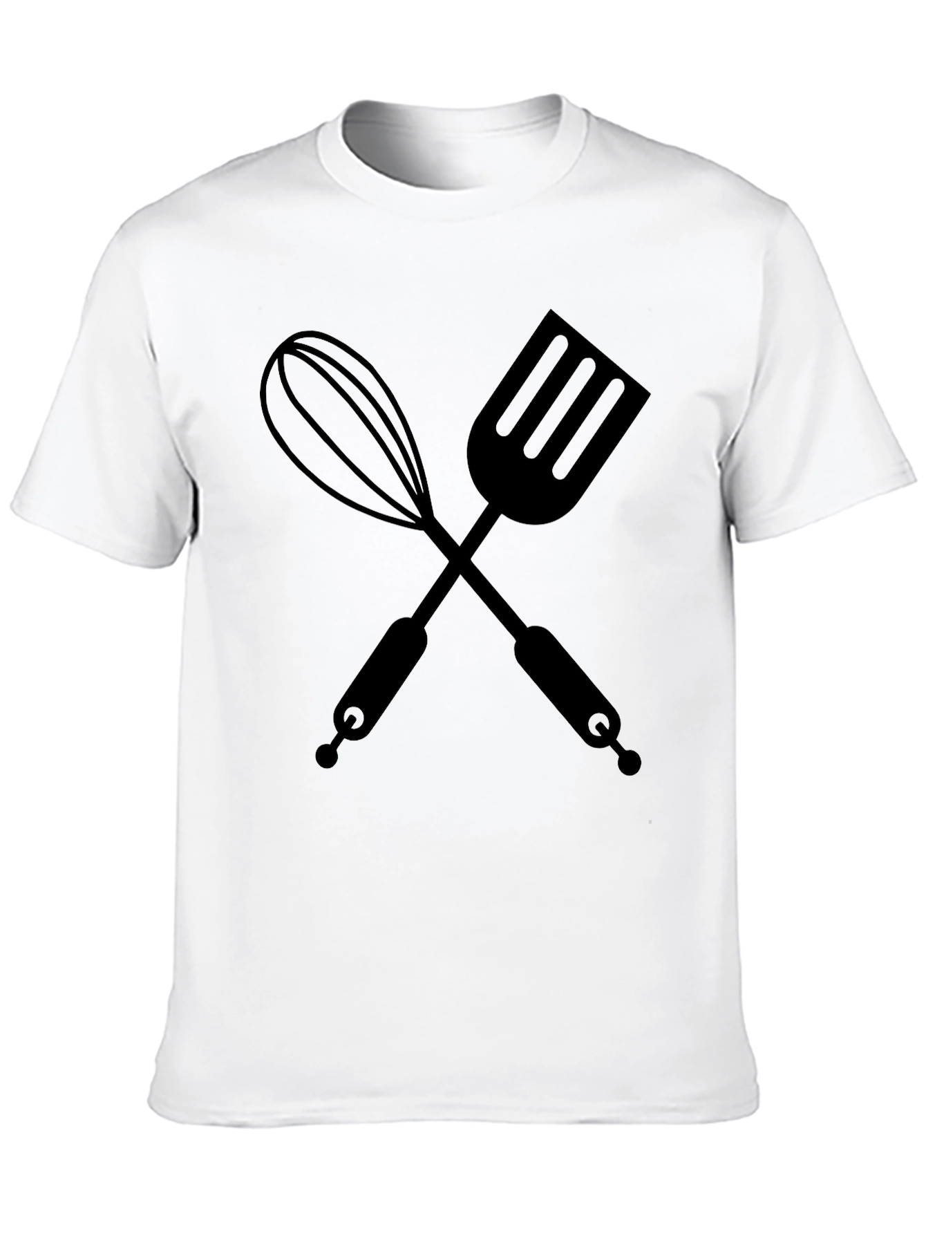 Chefs Tools T-Shirt - Whisk & Spatula Graphic Tee