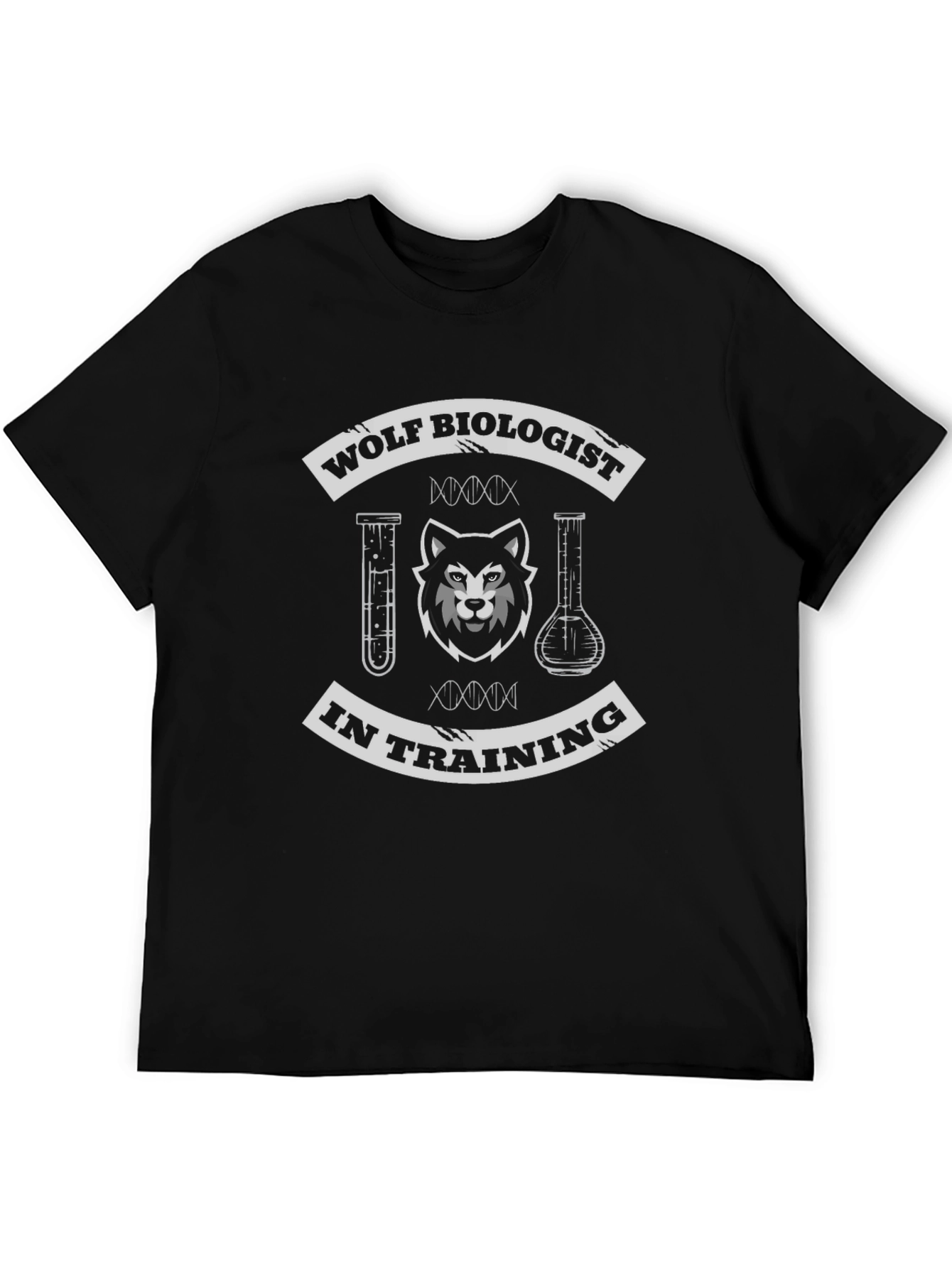 Wolf Biologist in Training T-Shirt - Science Enthusiast Apparel