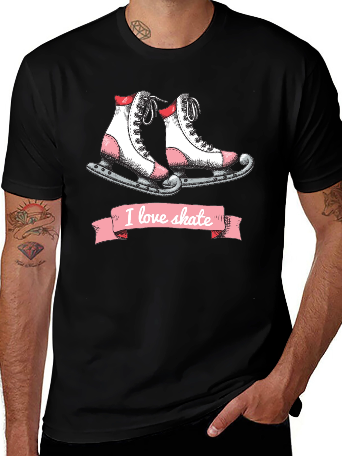 I Love Skate Graphic T-Shirt
