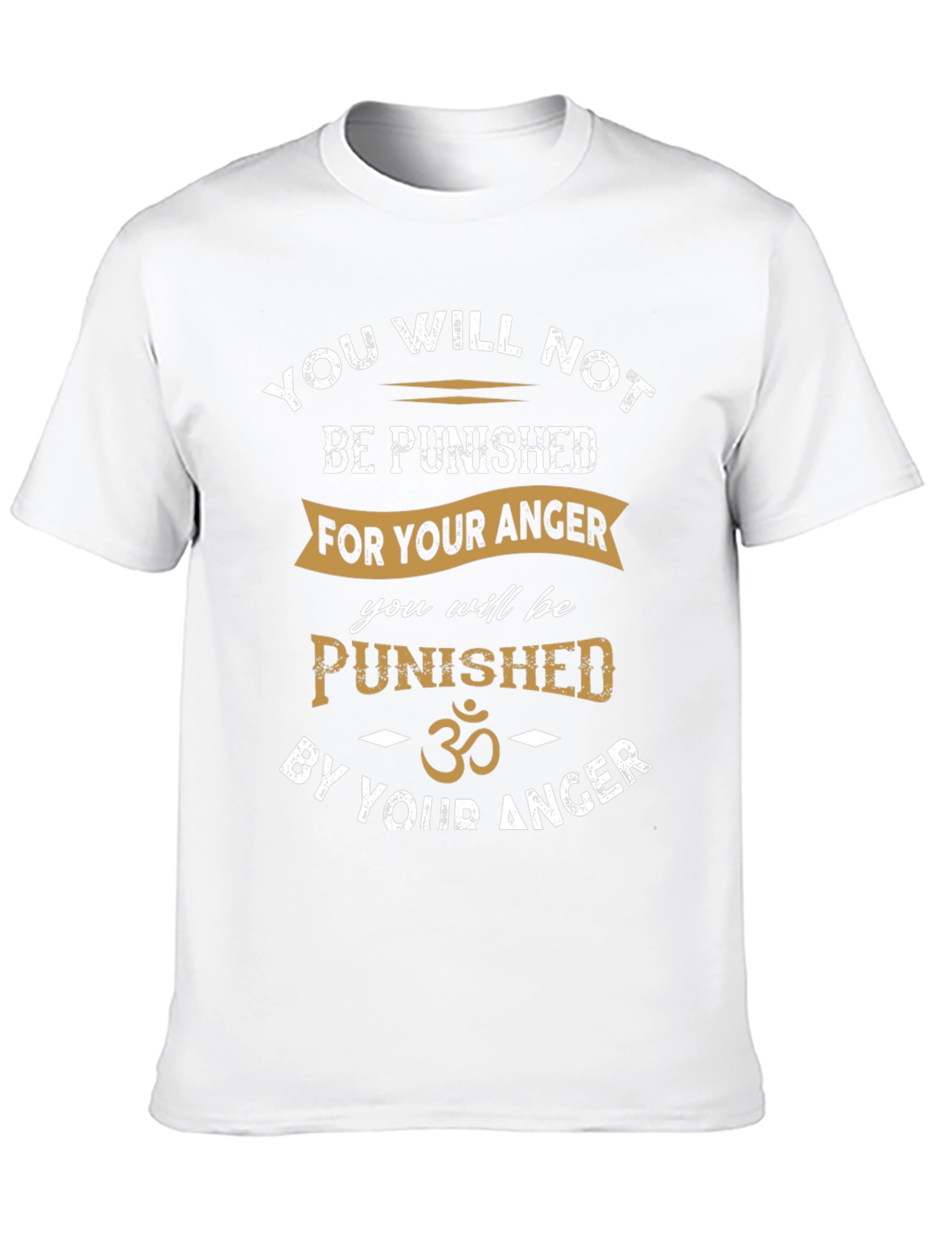 Punished by Anger T-Shirt - Black Graphic Tee