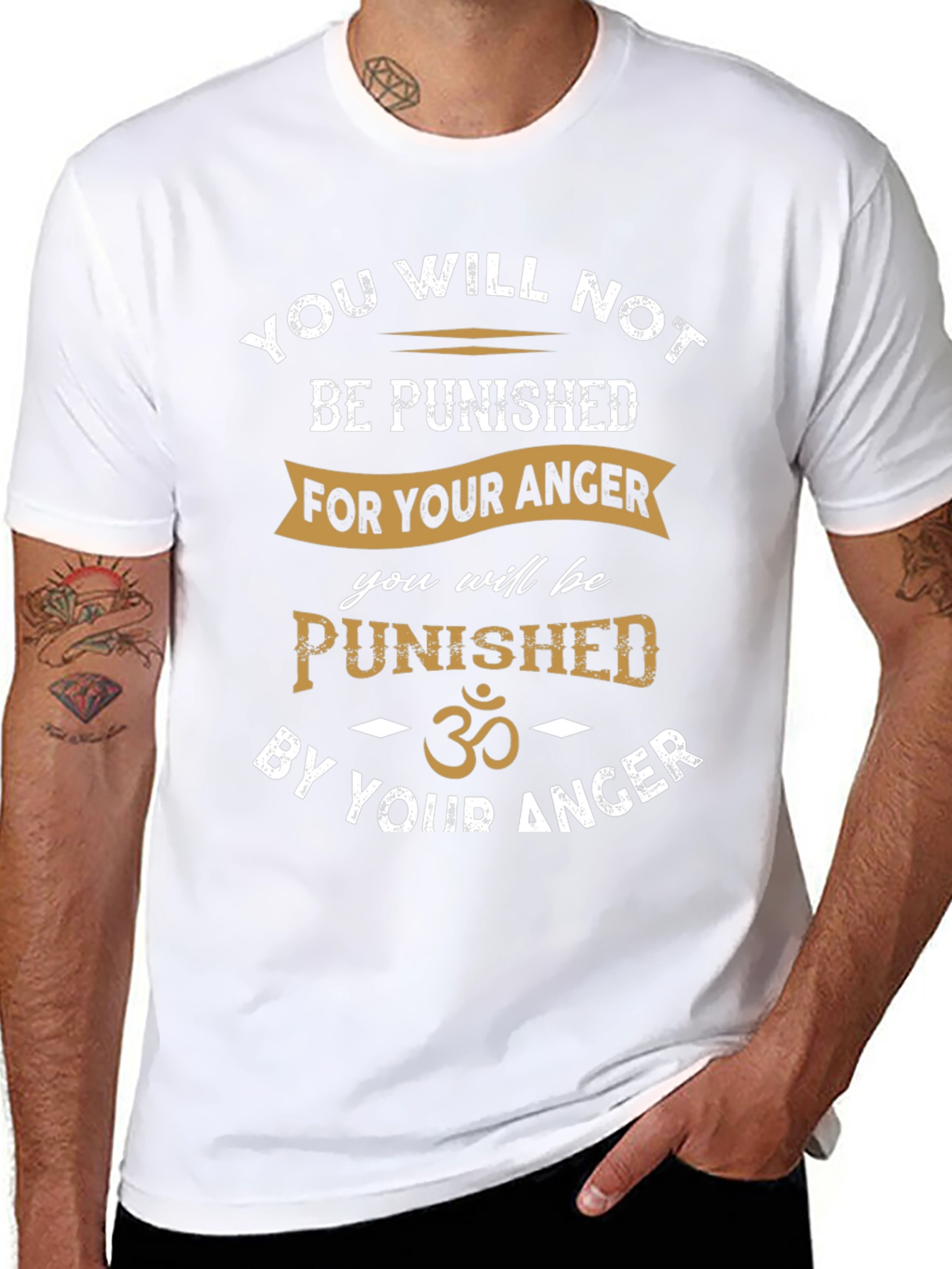Punished by Anger T-Shirt - Black Graphic Tee