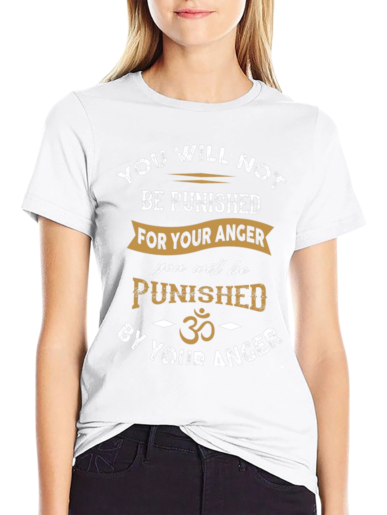 Punished by Anger T-Shirt - Black Graphic Tee
