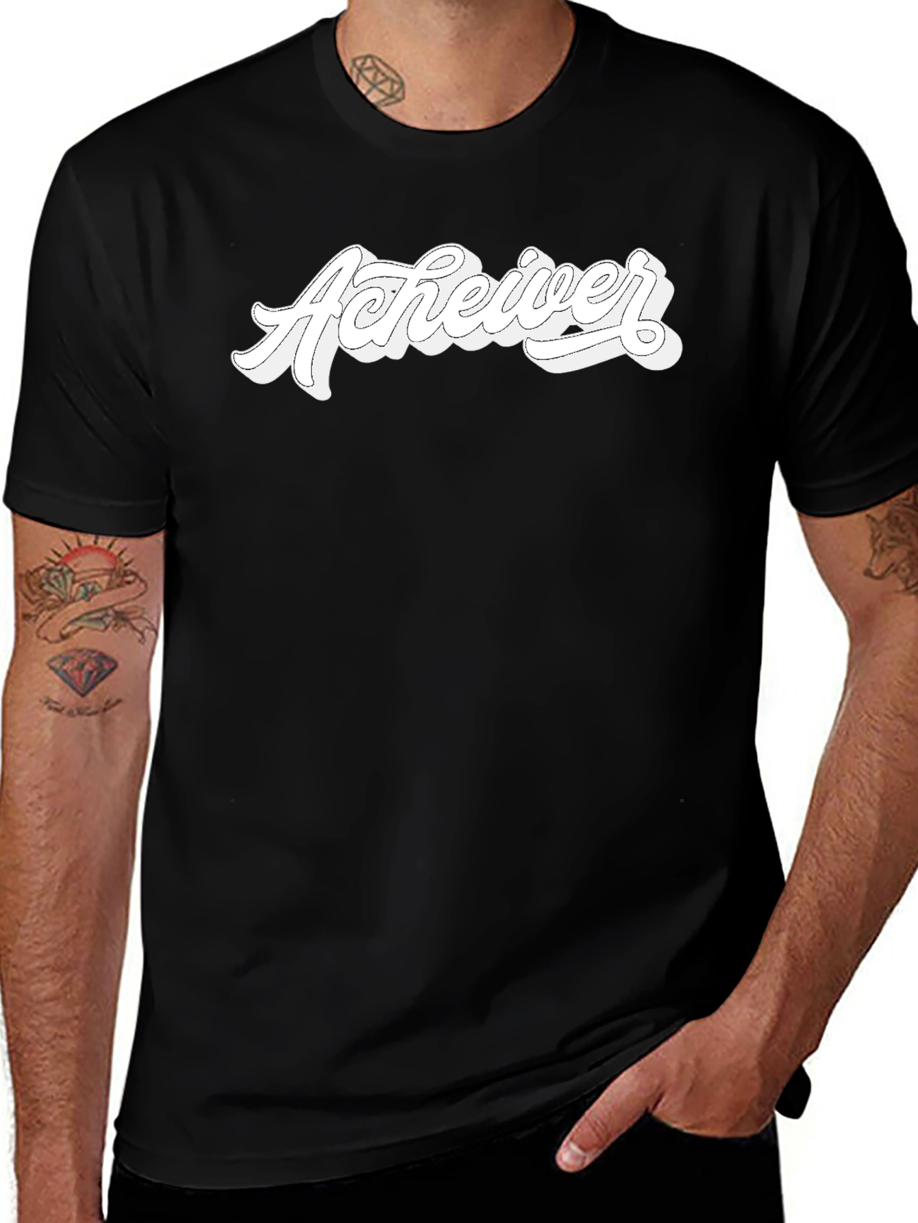 Achiever Graphic Tee - Black