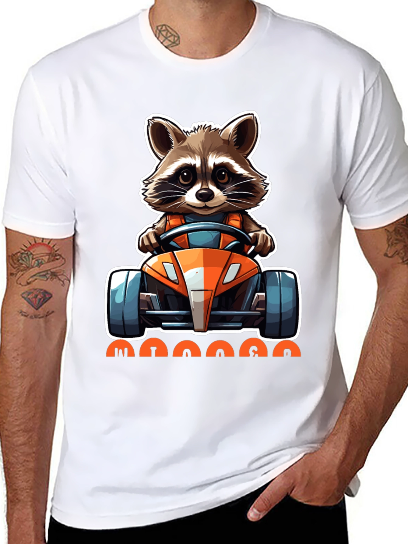 Raccoon Racer T-Shirt