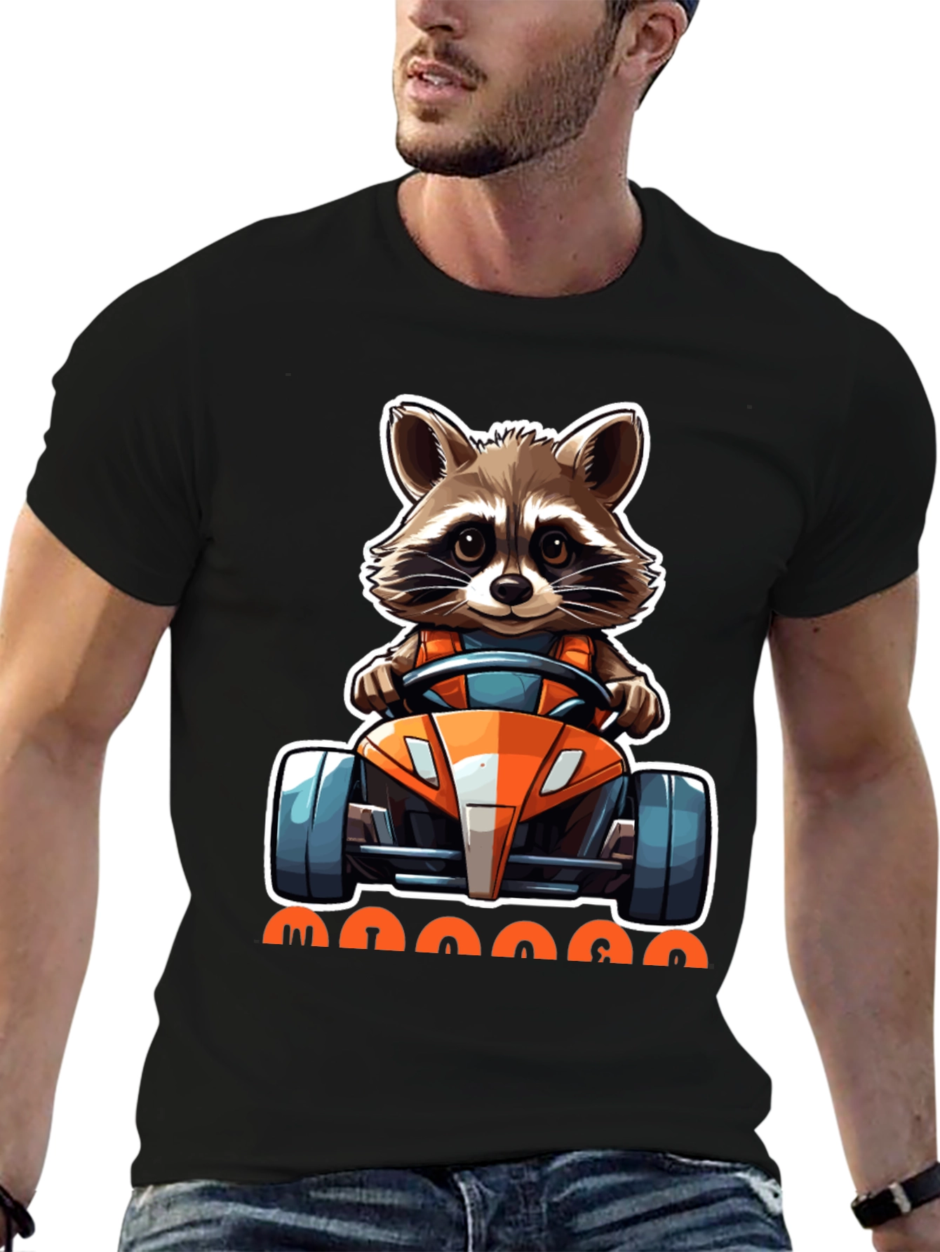 Raccoon Racer T-Shirt