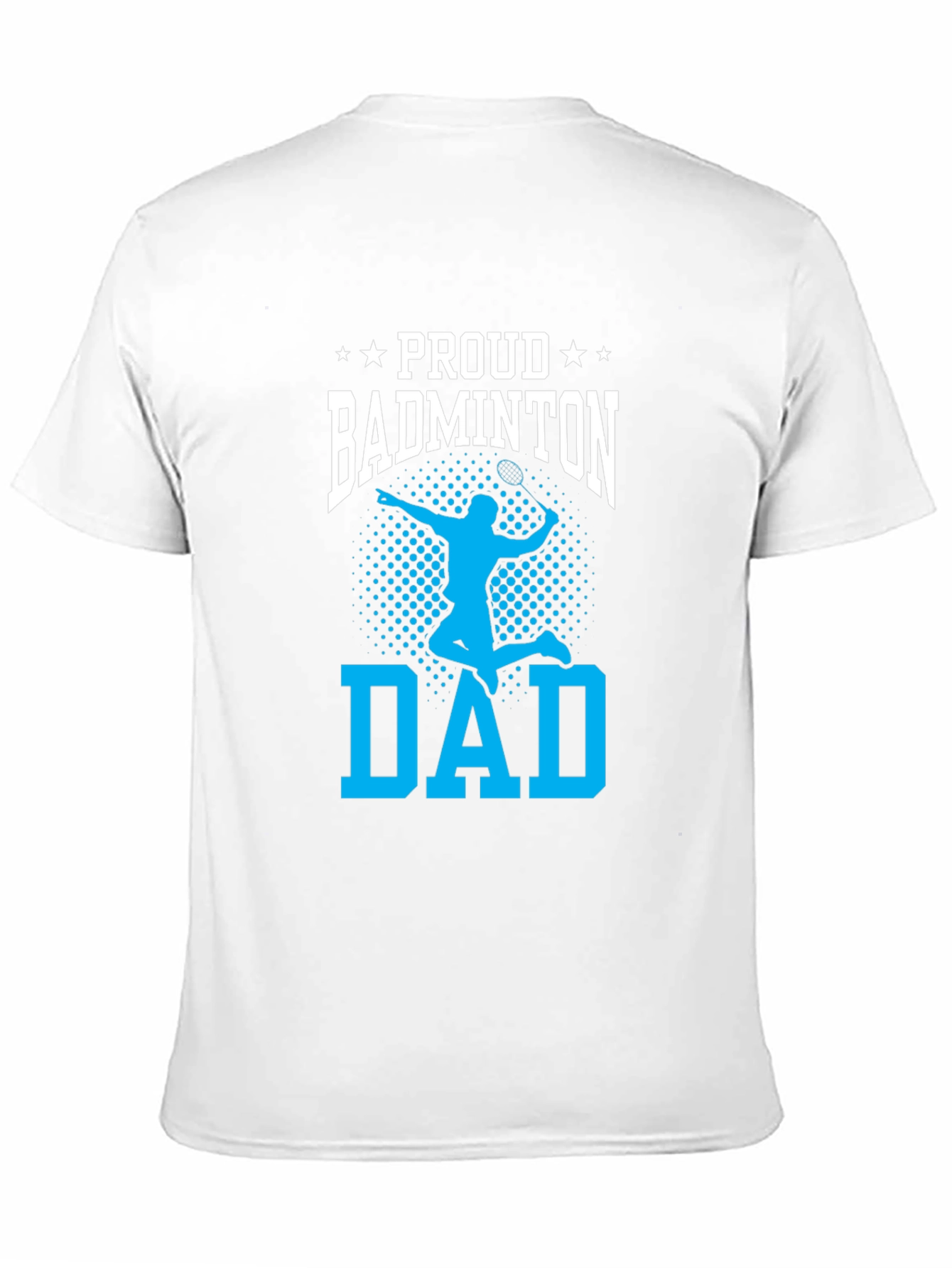 Proud Badminton Dad Graphic Tee