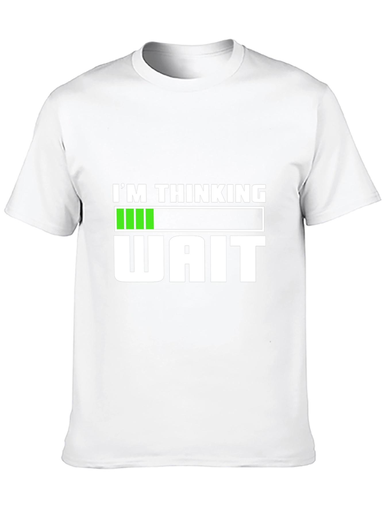 Im Thinking Wait T-Shirt Funny Sarcastic Tee