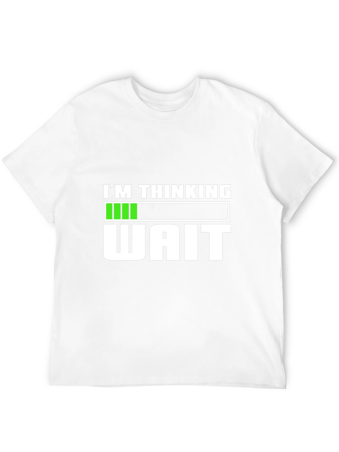 Im Thinking Wait T-Shirt Funny Sarcastic Tee