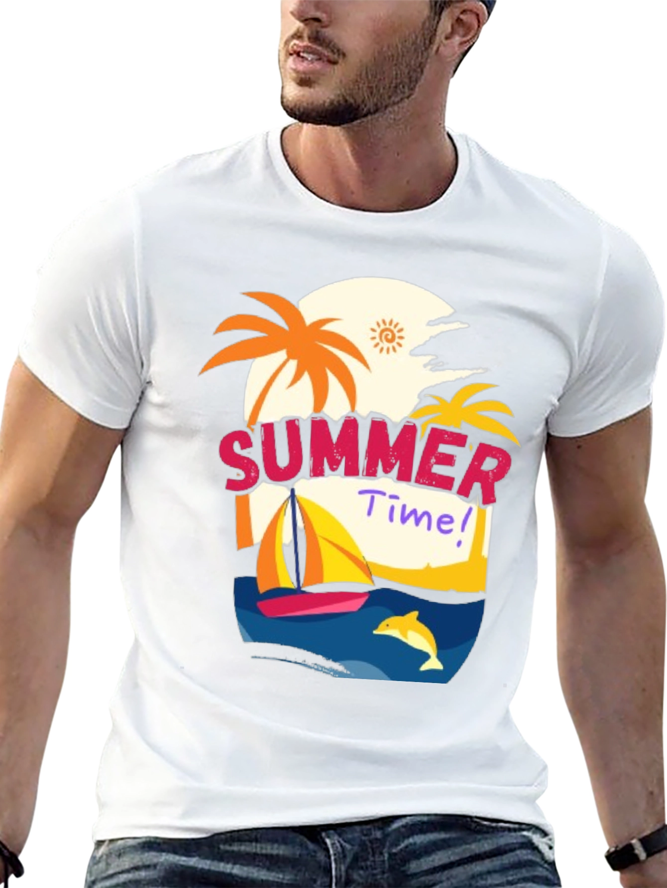 Summer Time Graphic Tee - Beach Vibes