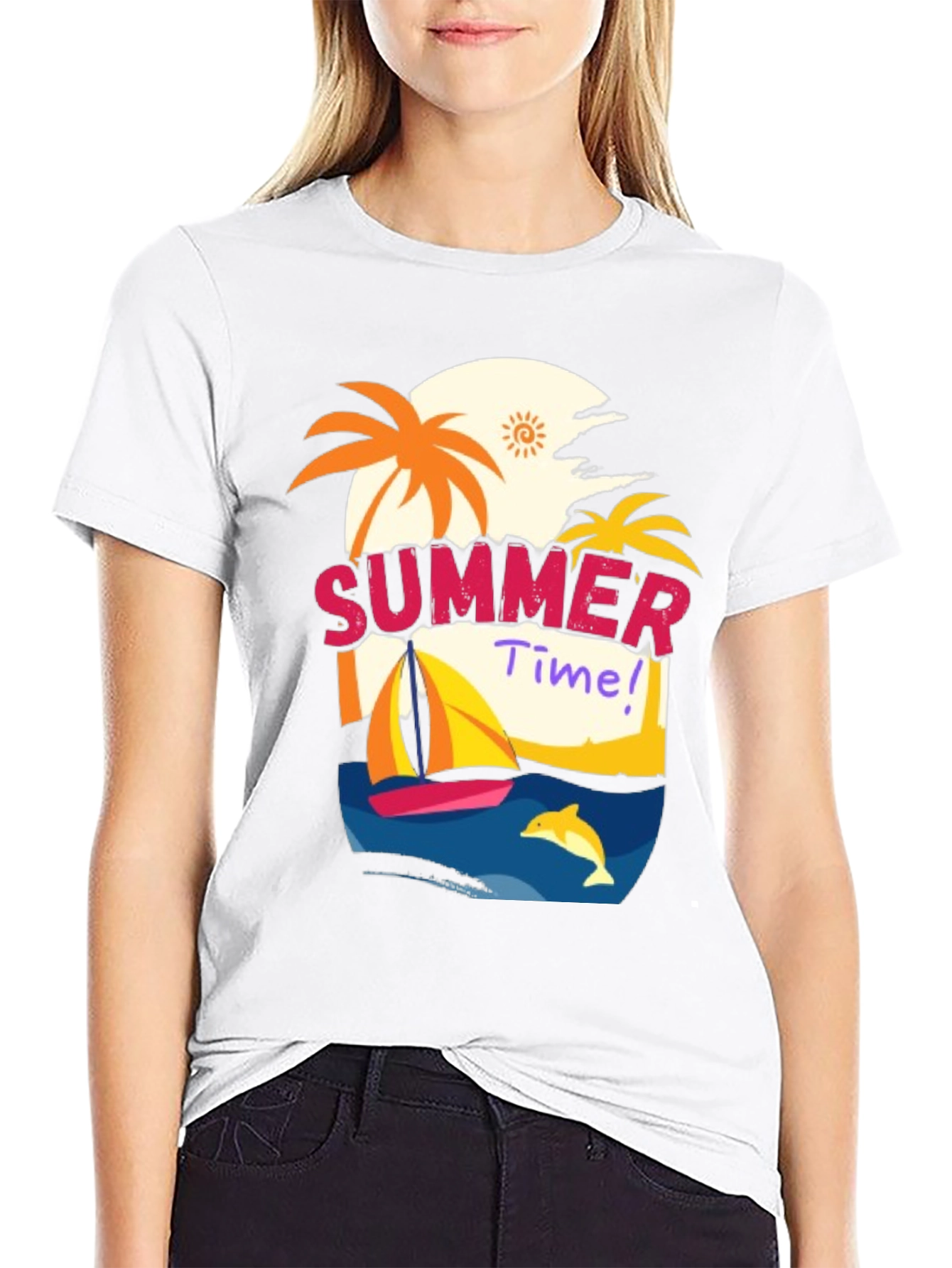 Summer Time Graphic Tee - Beach Vibes