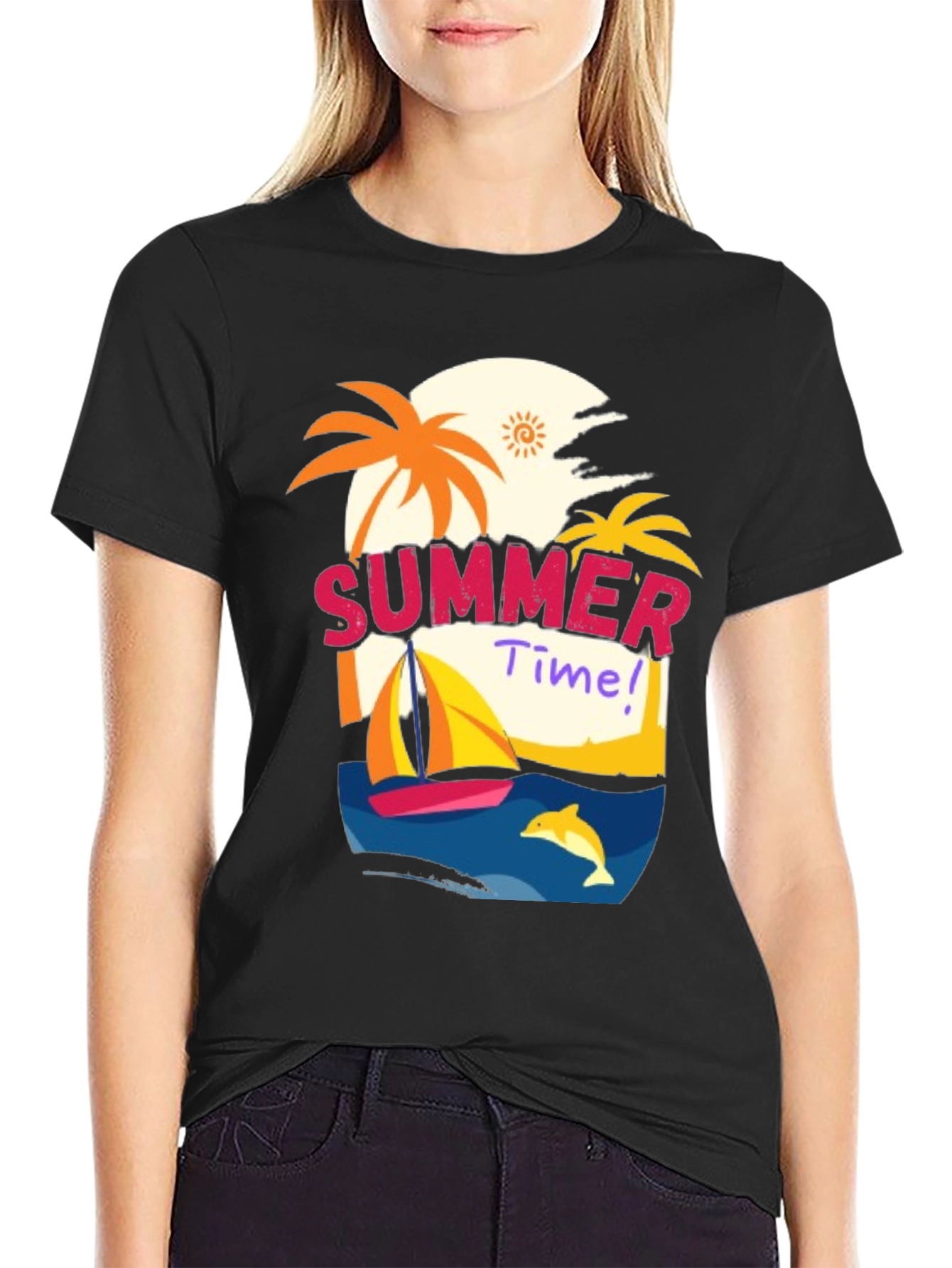 Summer Time Graphic Tee - Beach Vibes