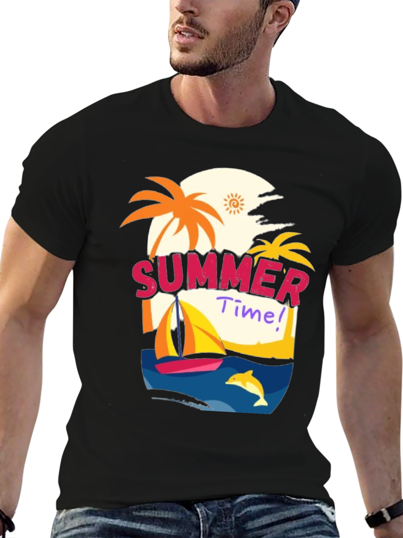 Summer Time Graphic Tee - Beach Vibes