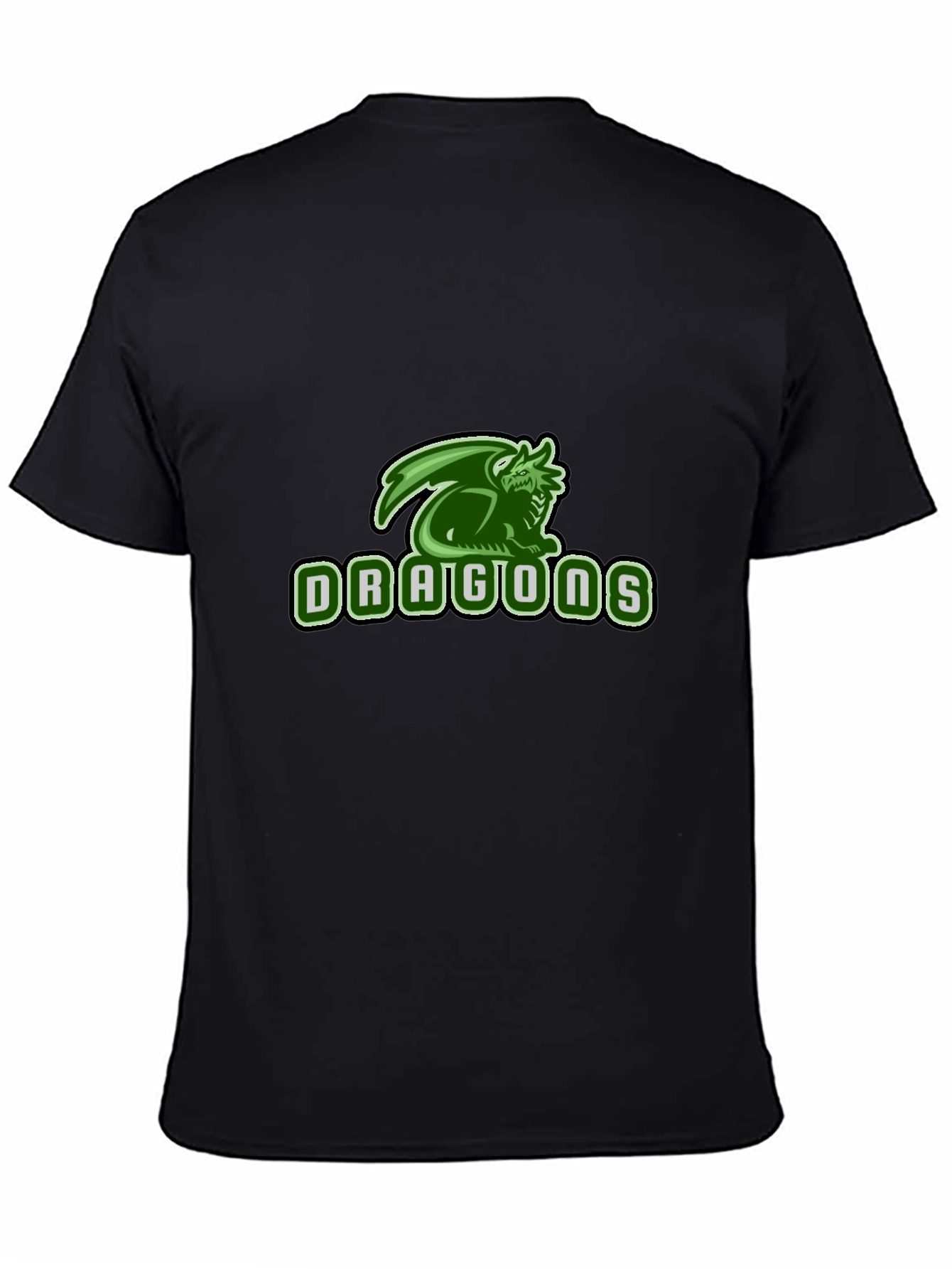Dragons Graphic Black T-Shirt