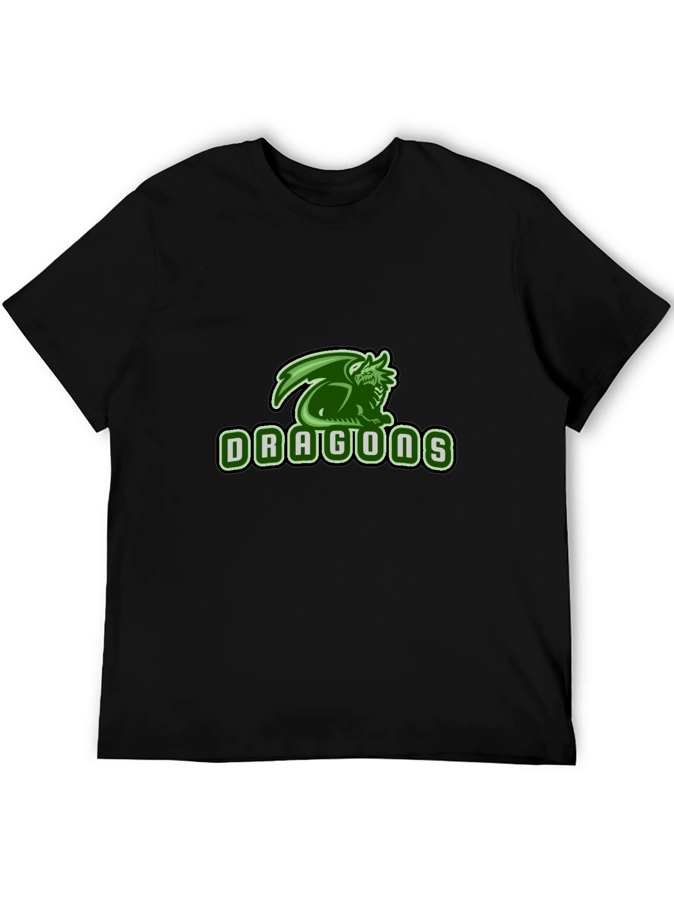 Dragons Graphic Black T-Shirt