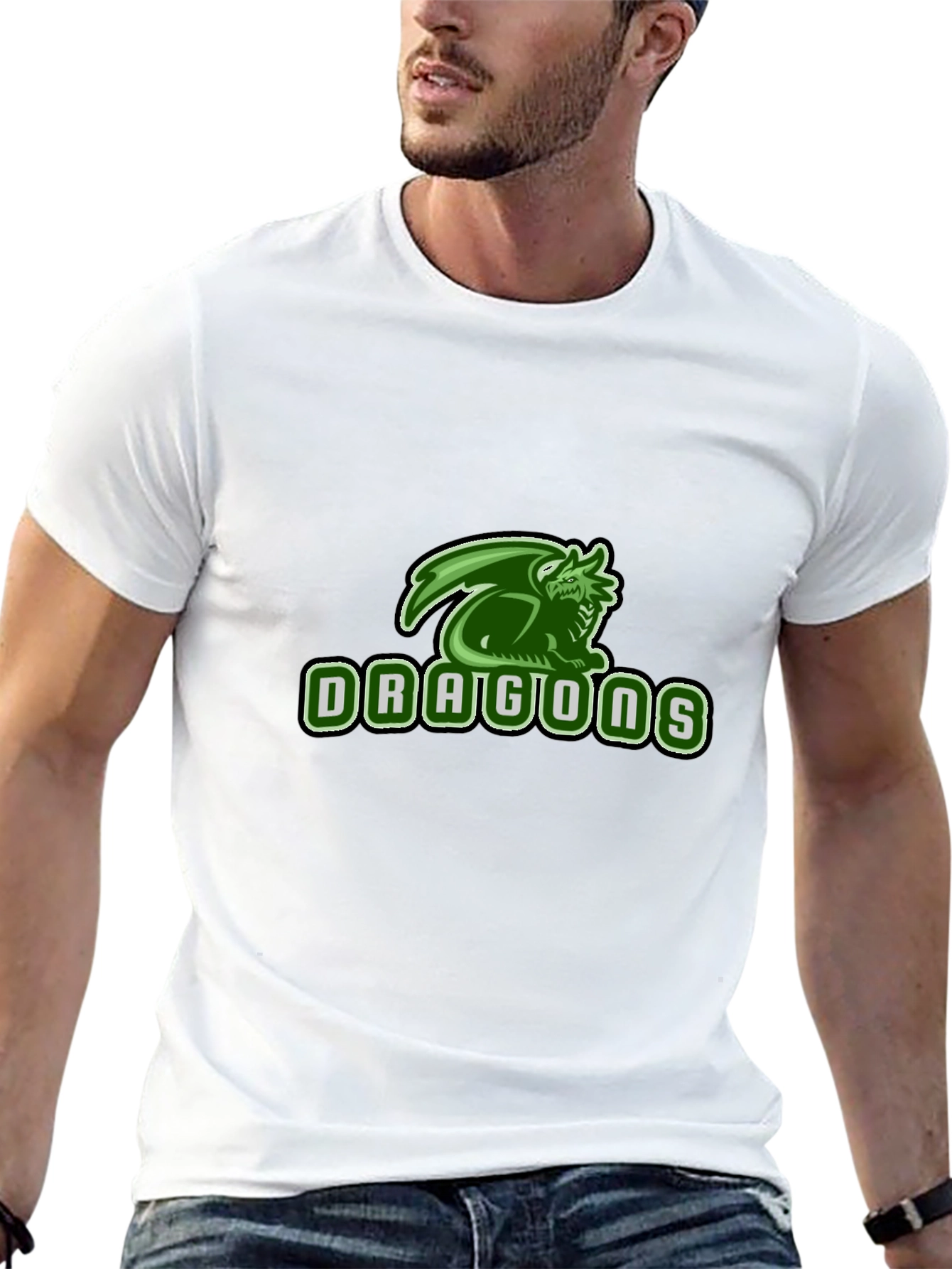 Dragons Graphic Black T-Shirt