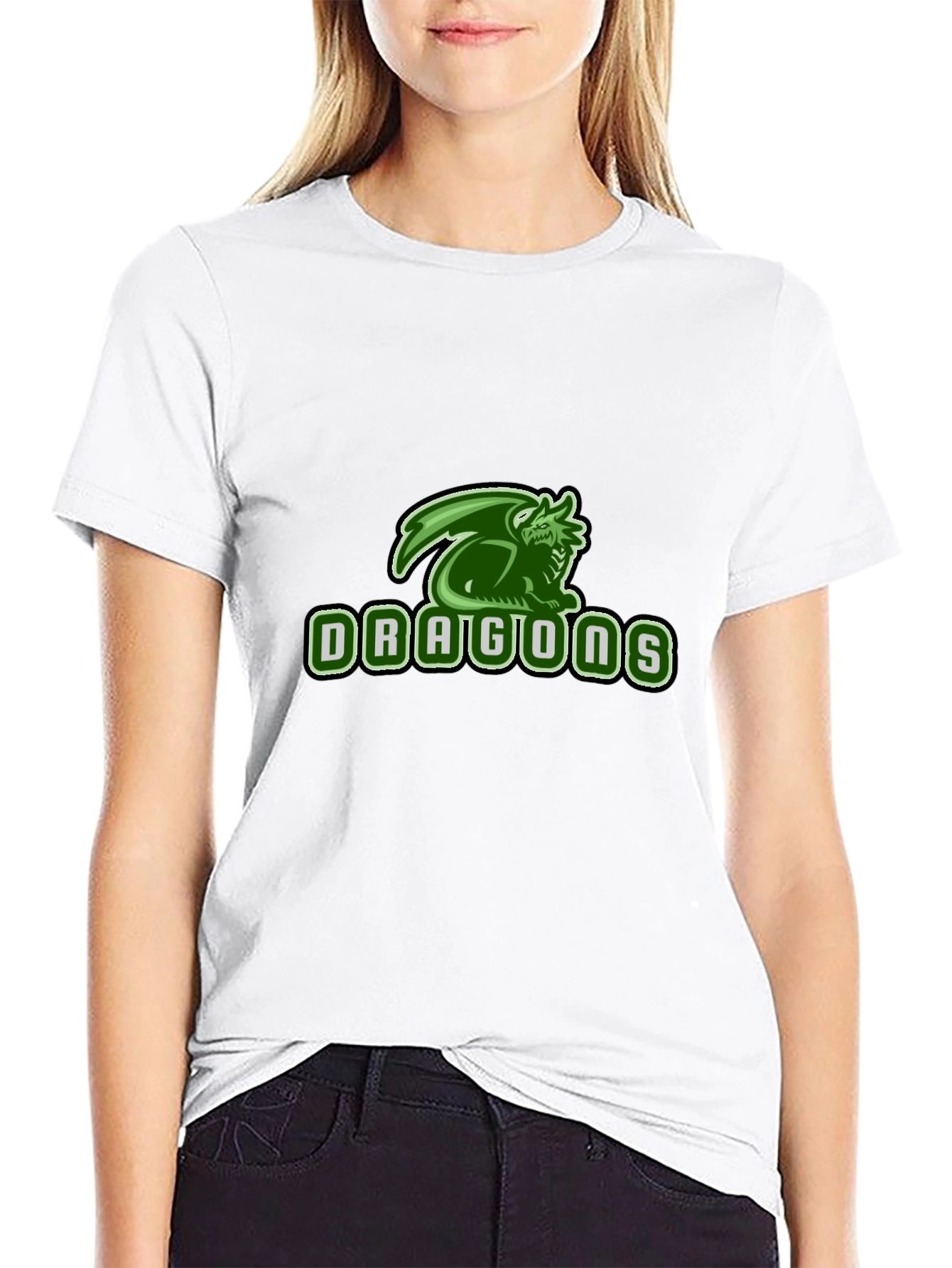 Dragons Graphic Black T-Shirt