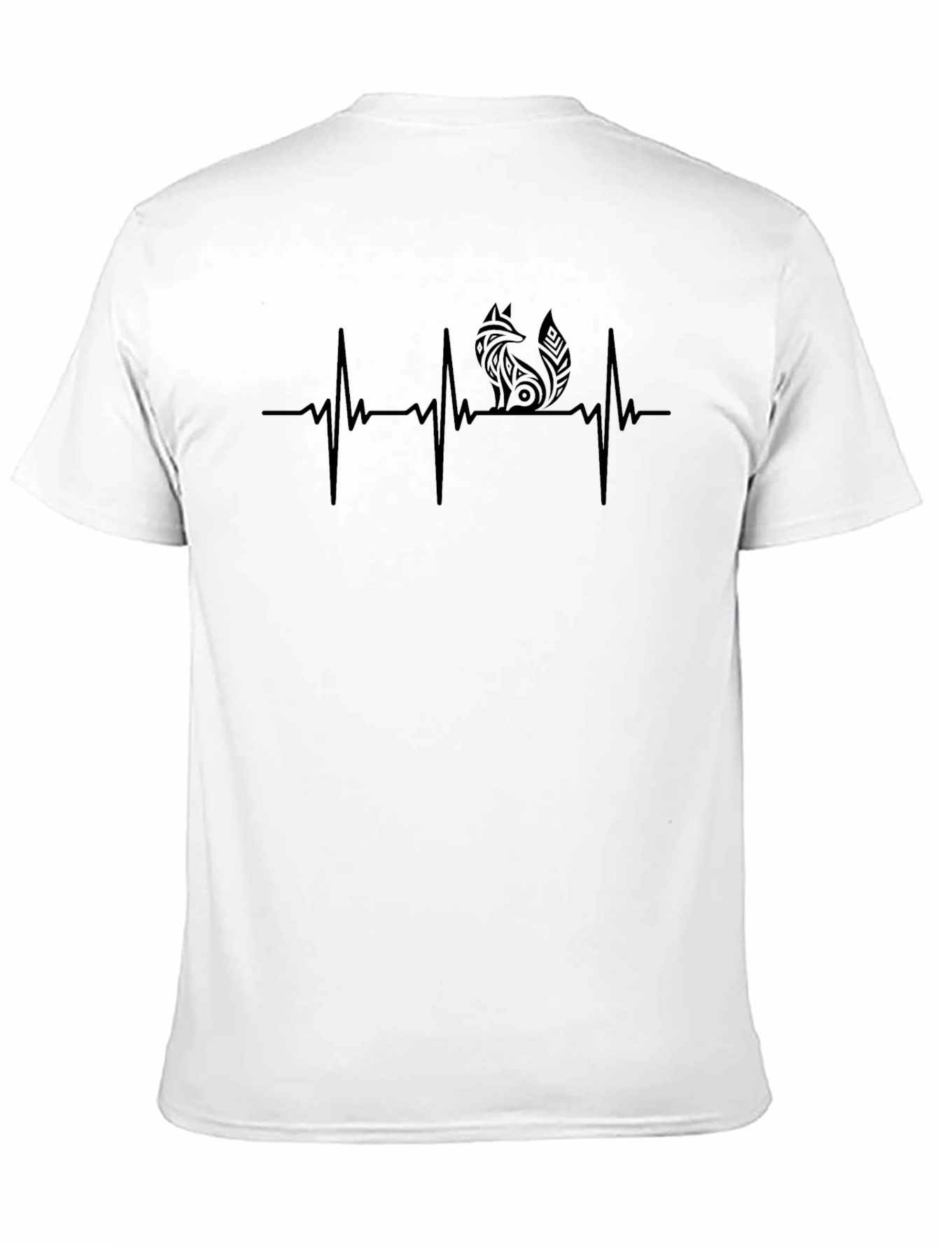Fox Heartbeat T-Shirt - Stylish Graphic Tee