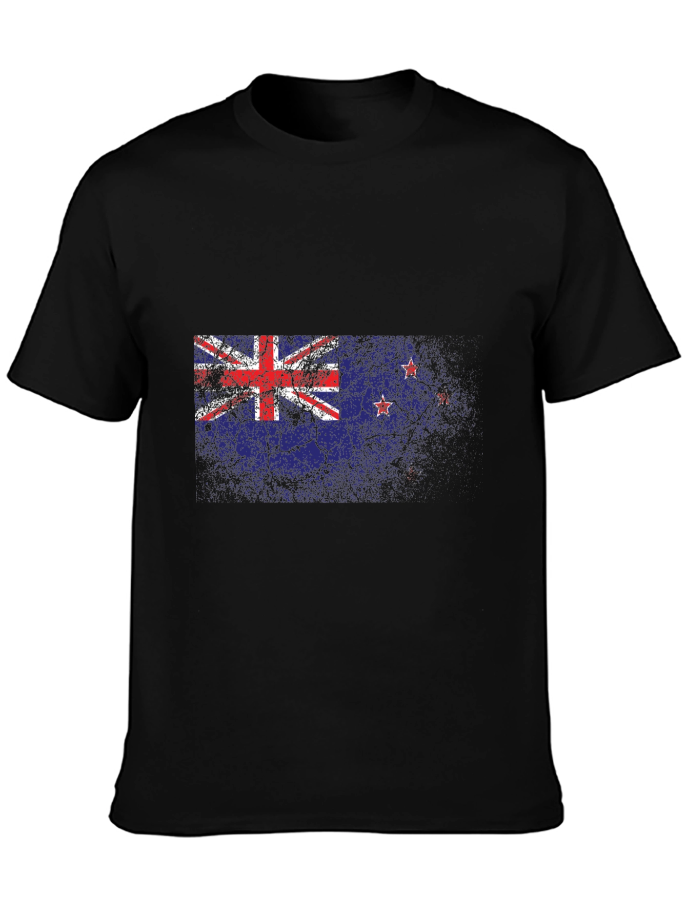 New Zealand Flag Distressed Graphic T-Shirt