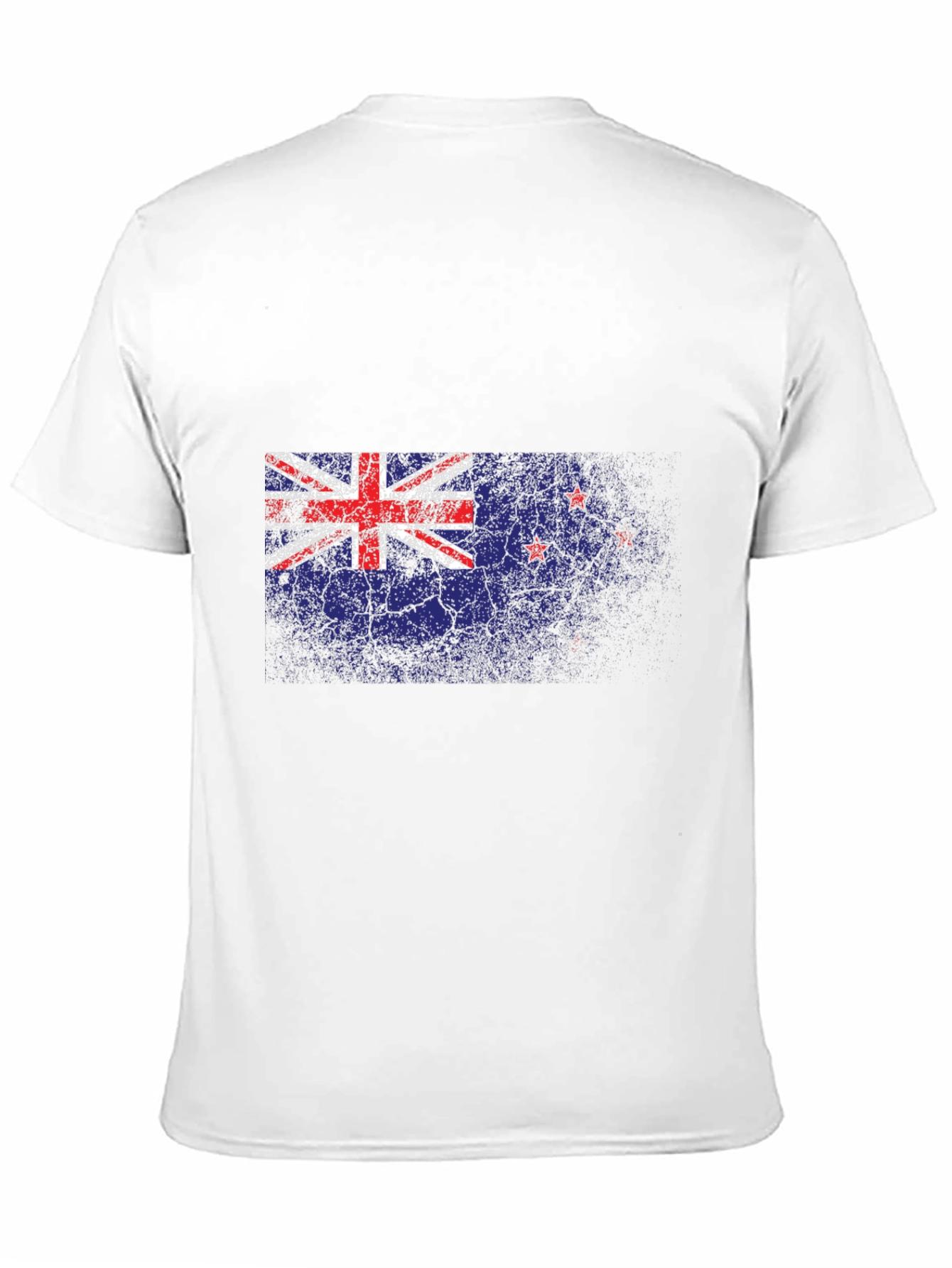 New Zealand Flag Distressed Graphic T-Shirt