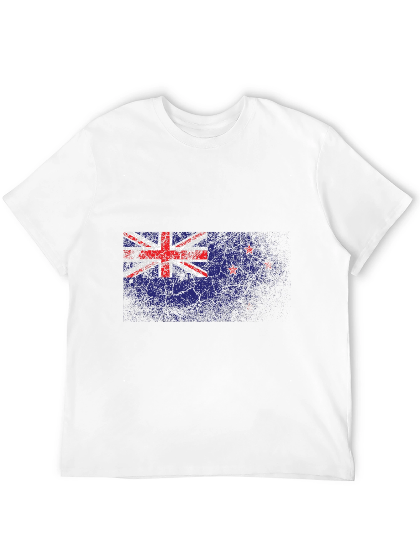 New Zealand Flag Distressed Graphic T-Shirt
