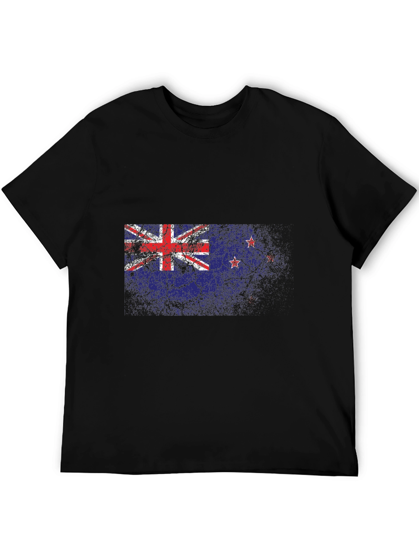 New Zealand Flag Distressed Graphic T-Shirt