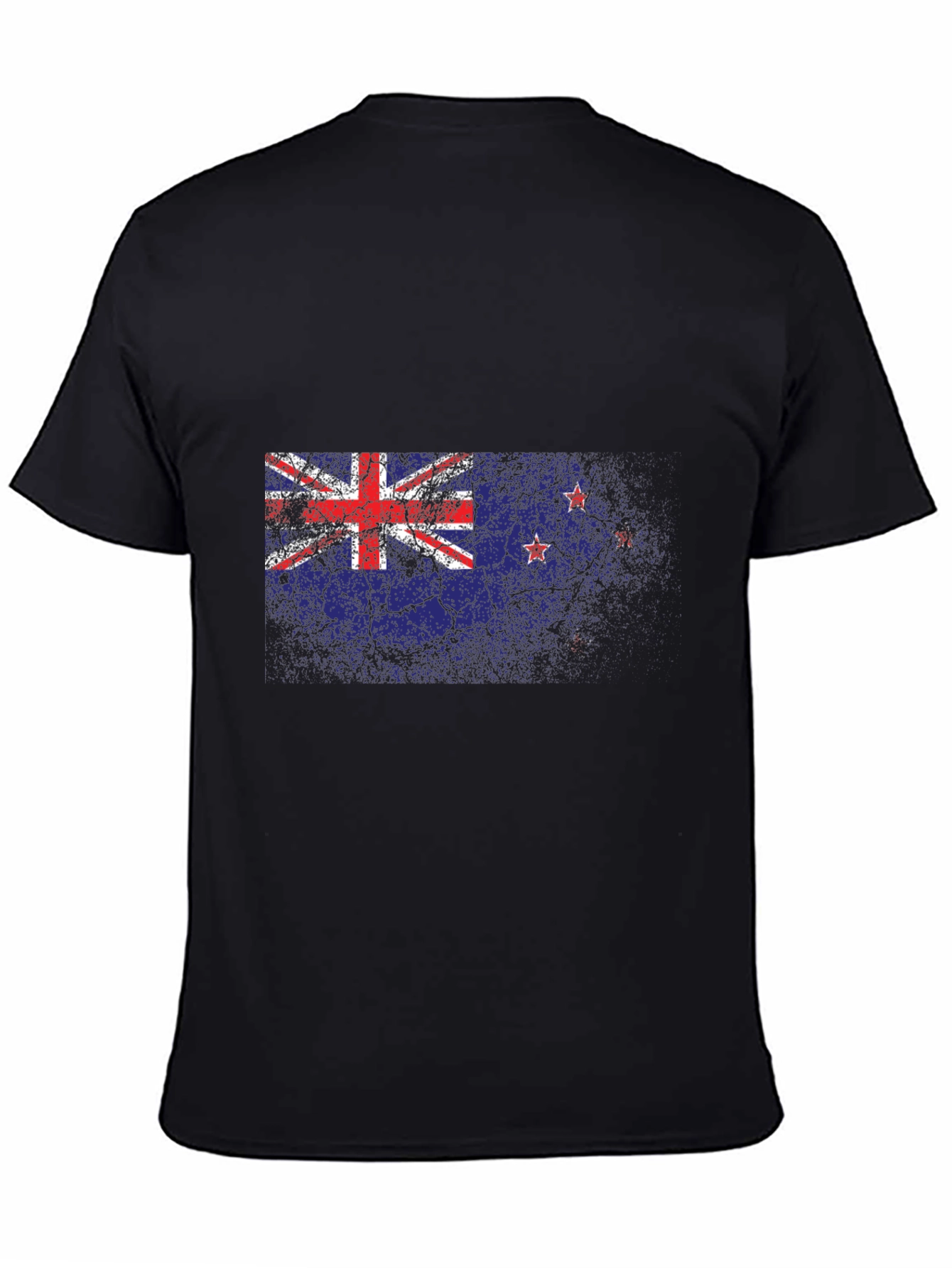 New Zealand Flag Distressed Graphic T-Shirt