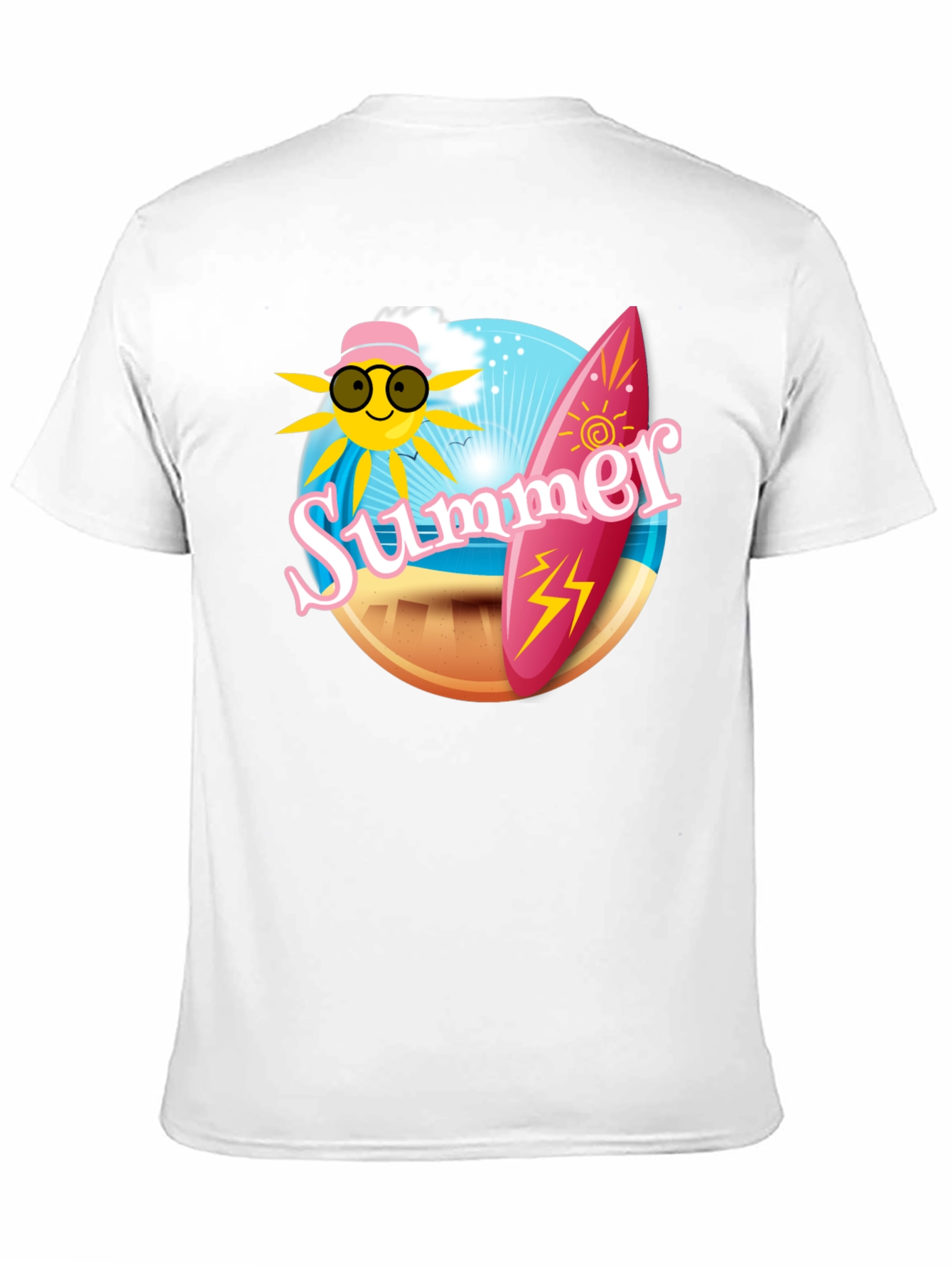 Summer Vibes Graphic Tee - Black