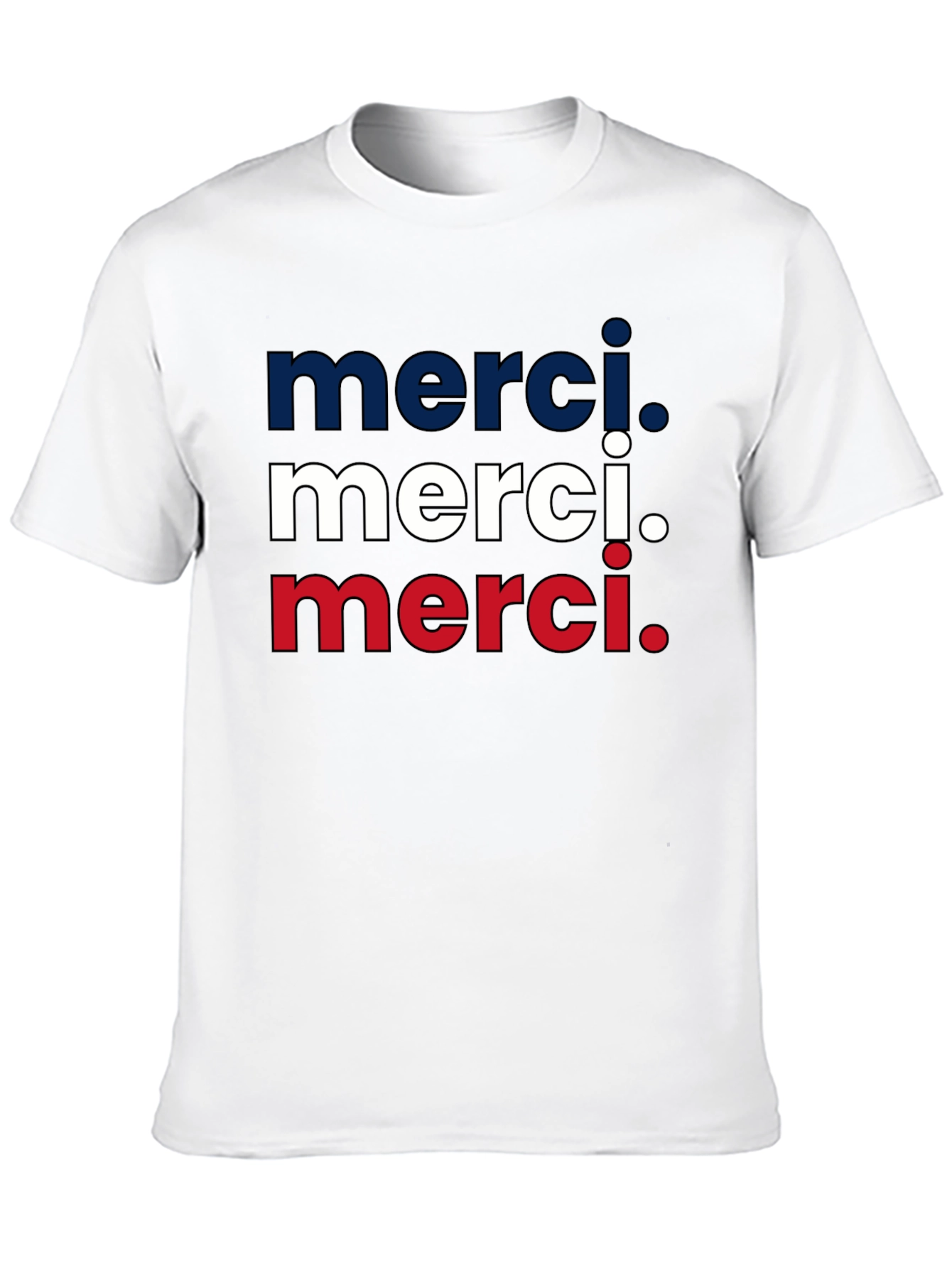 Merci Graphic Tee - Stylish French Thank You T-Shirt