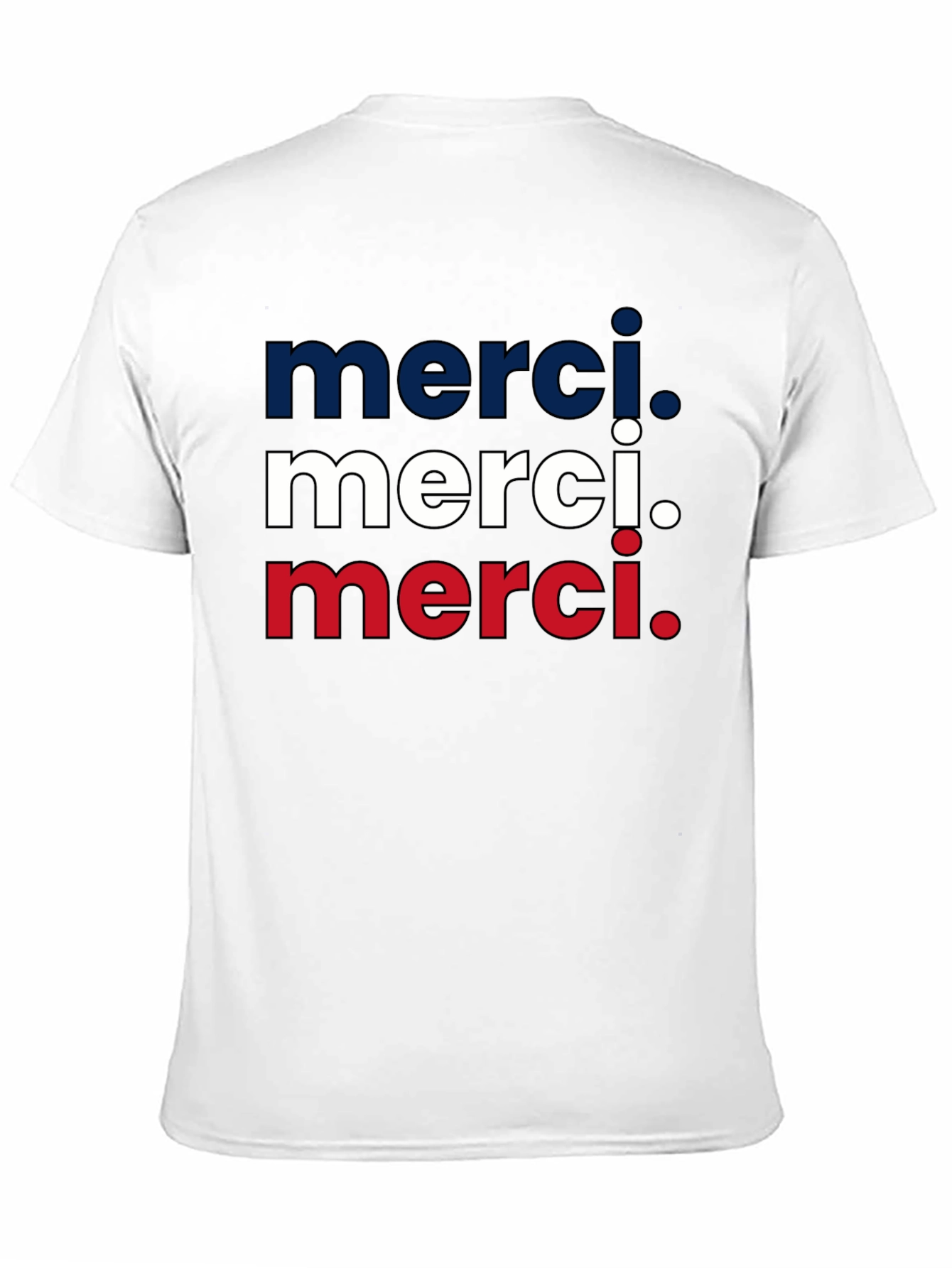 Merci Graphic Tee - Stylish French Thank You T-Shirt