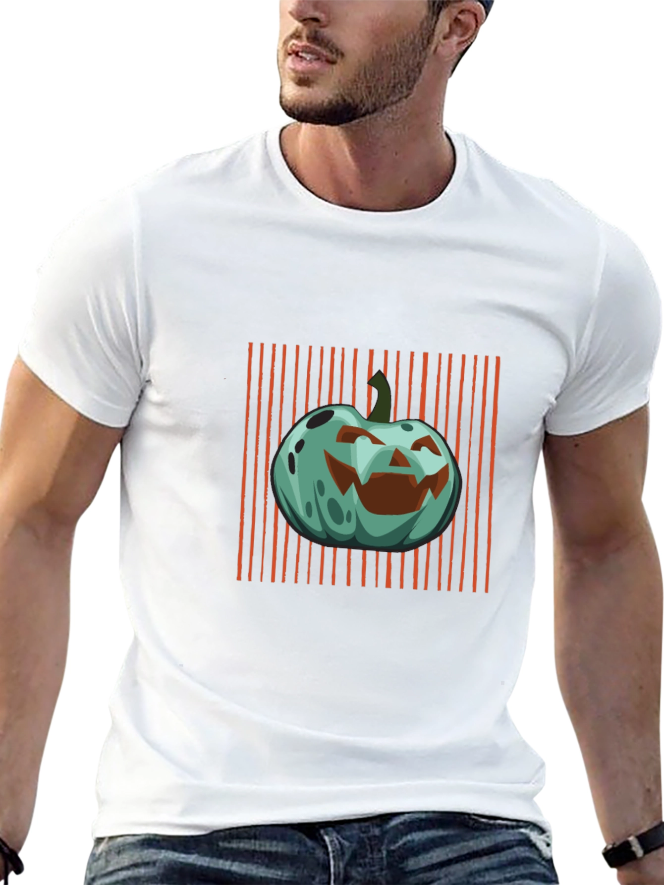 Halloween Pumpkin Graphic T-Shirt