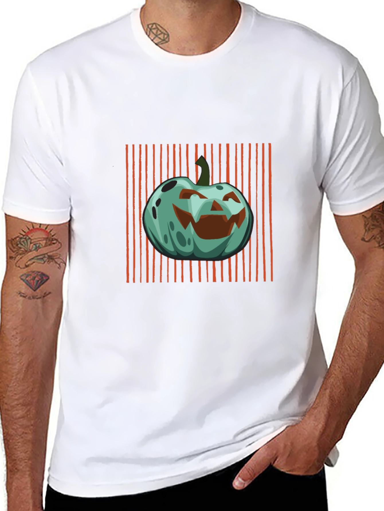 Halloween Pumpkin Graphic T-Shirt