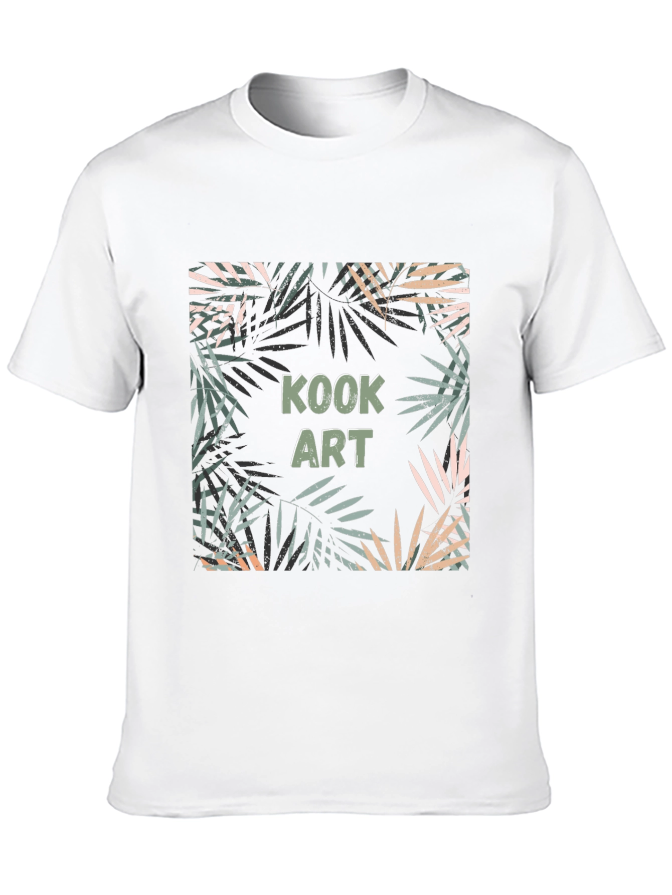 Kook Art Graphic Print Black T-Shirt