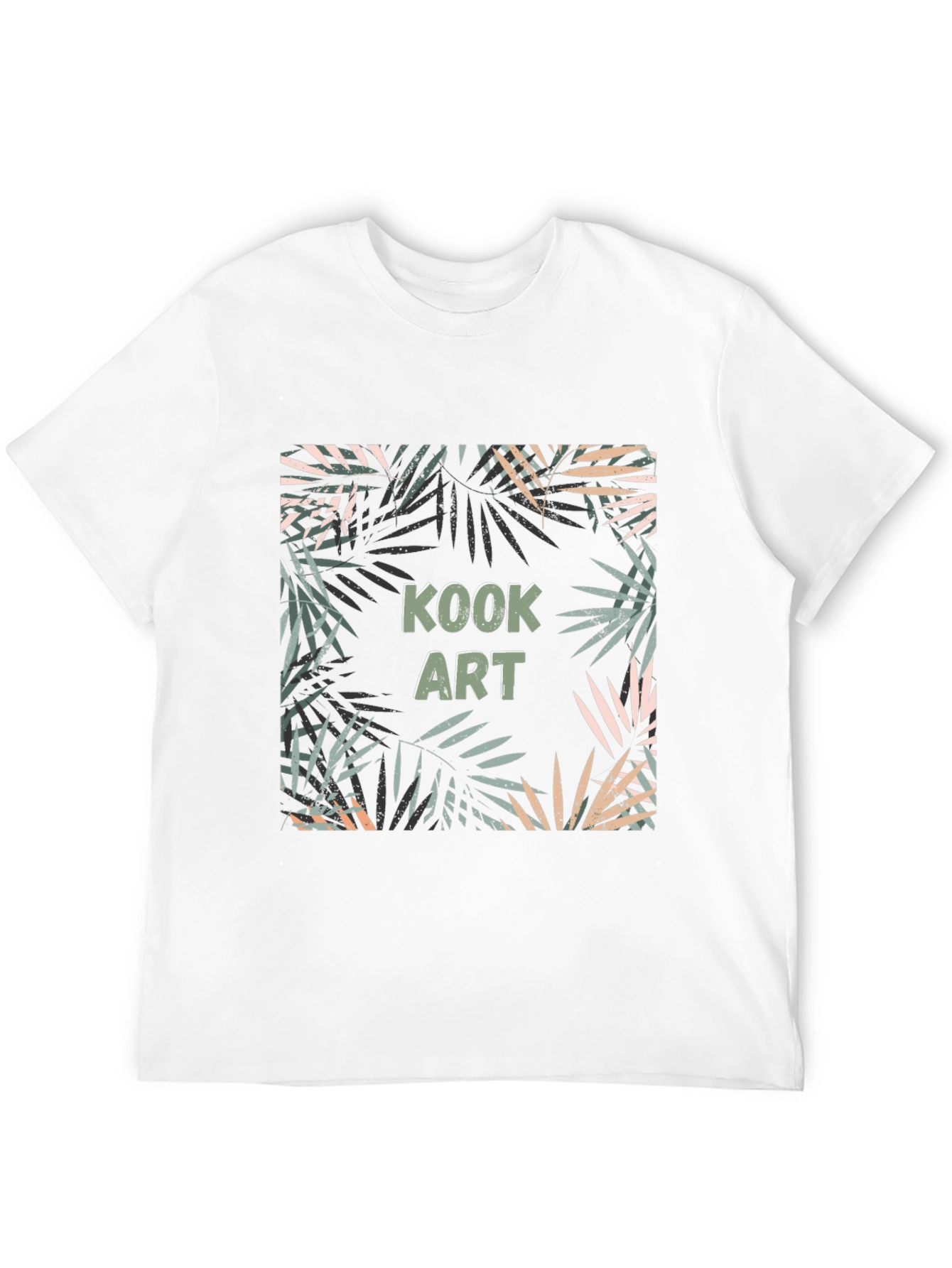 Kook Art Graphic Print Black T-Shirt