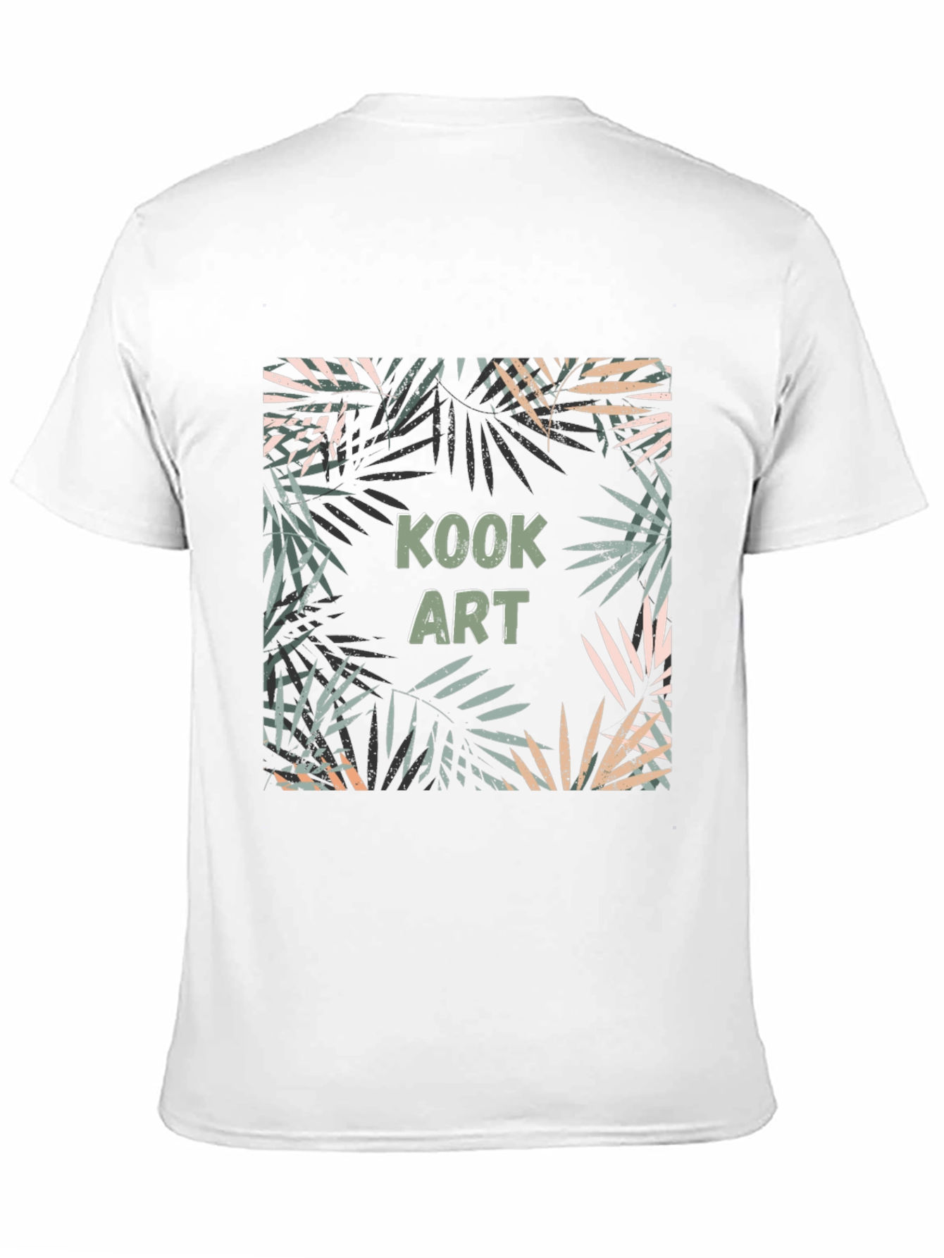 Kook Art Graphic Print Black T-Shirt