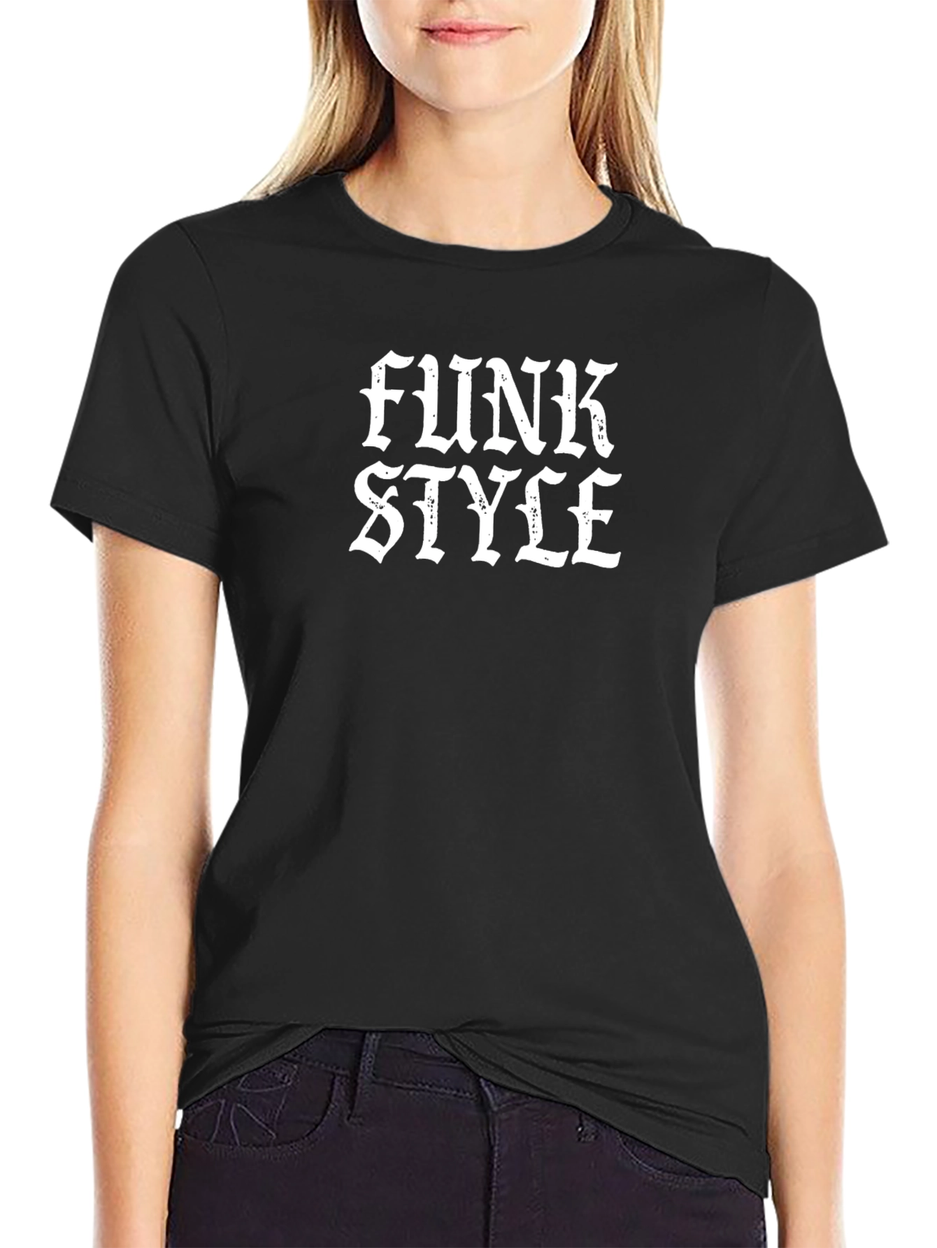 Funk Style Black Graphic Tee