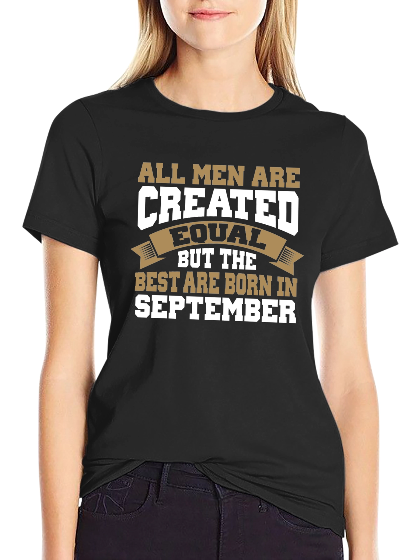 All Men Created Equal September Birthday Shirt