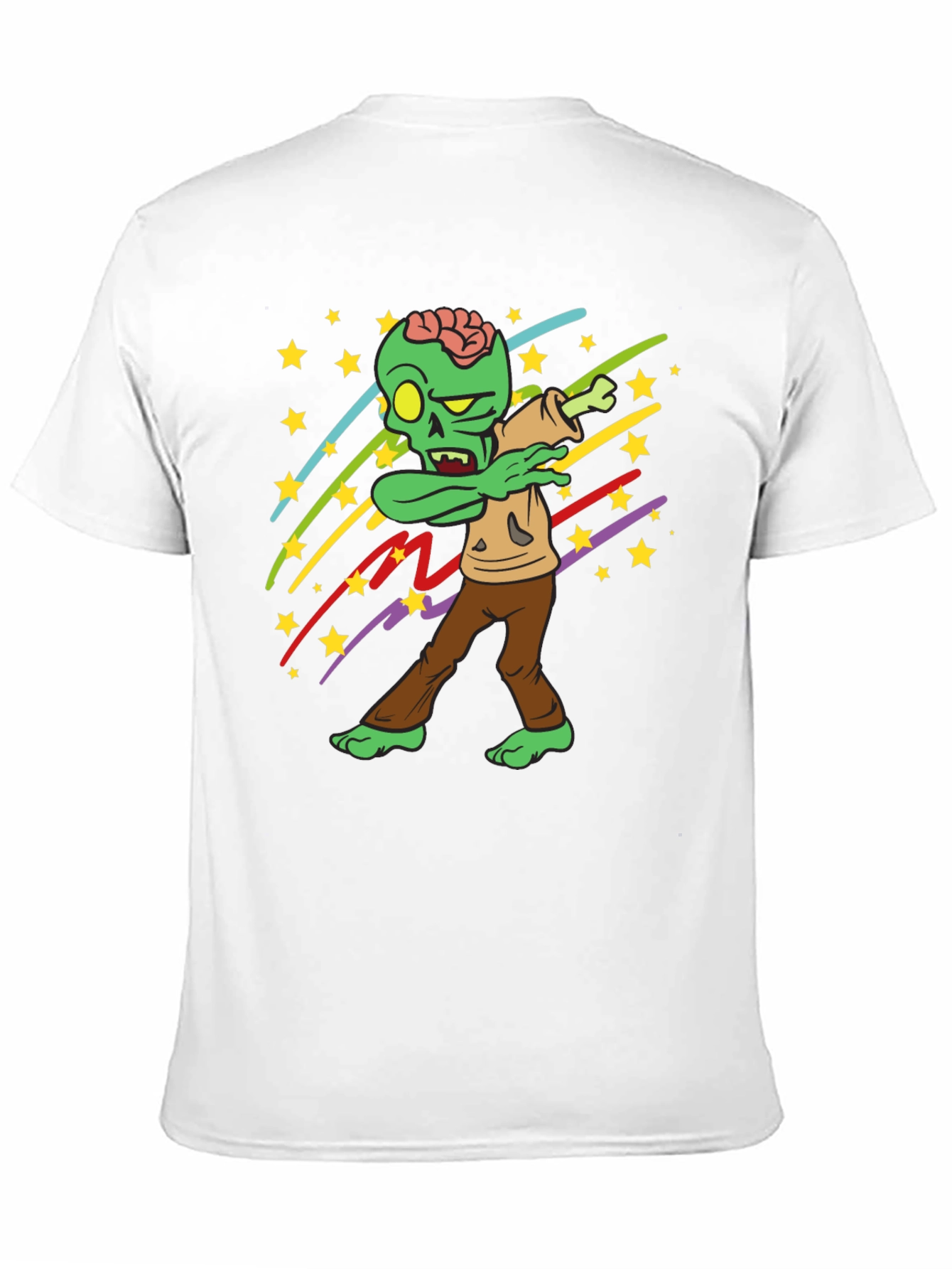 Dabbing Zombie Stars Graphic Tee