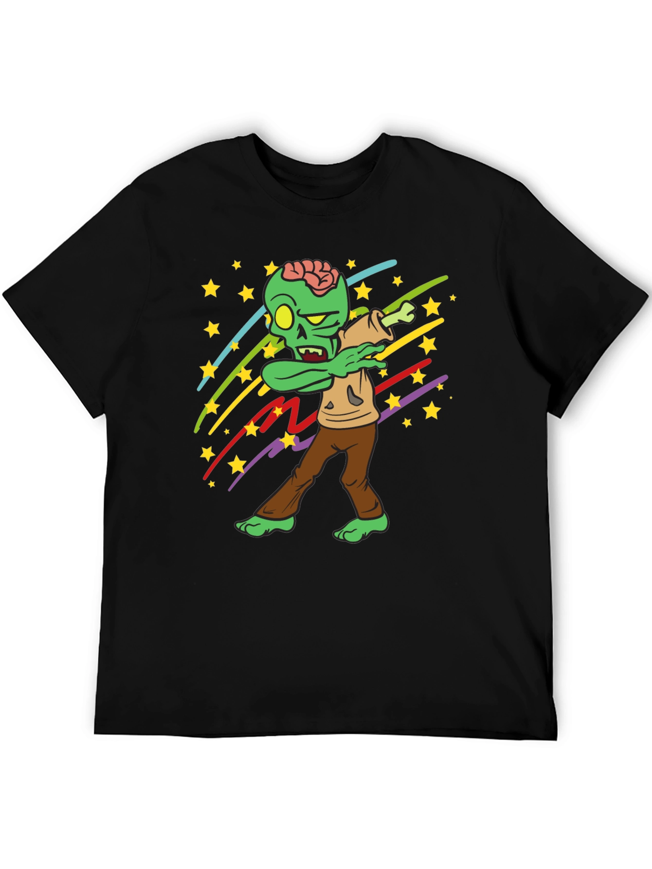 Dabbing Zombie Stars Graphic Tee