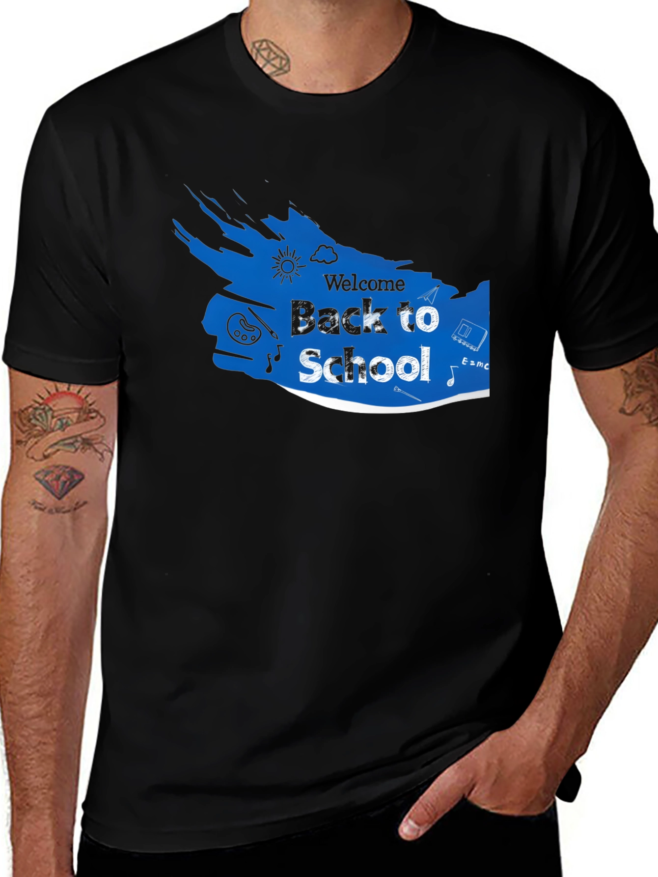 Back to School Graphic Print Tee