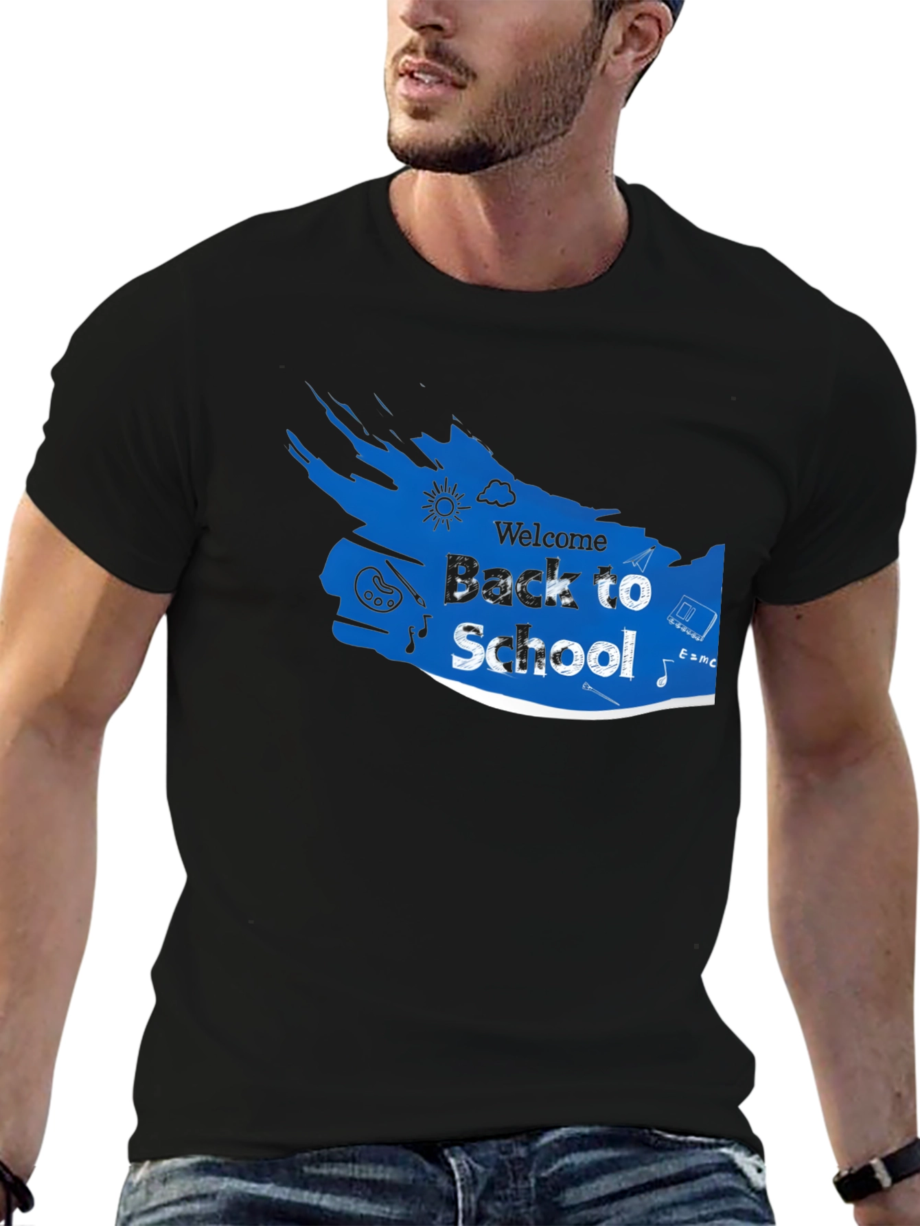 Back to School Graphic Print Tee