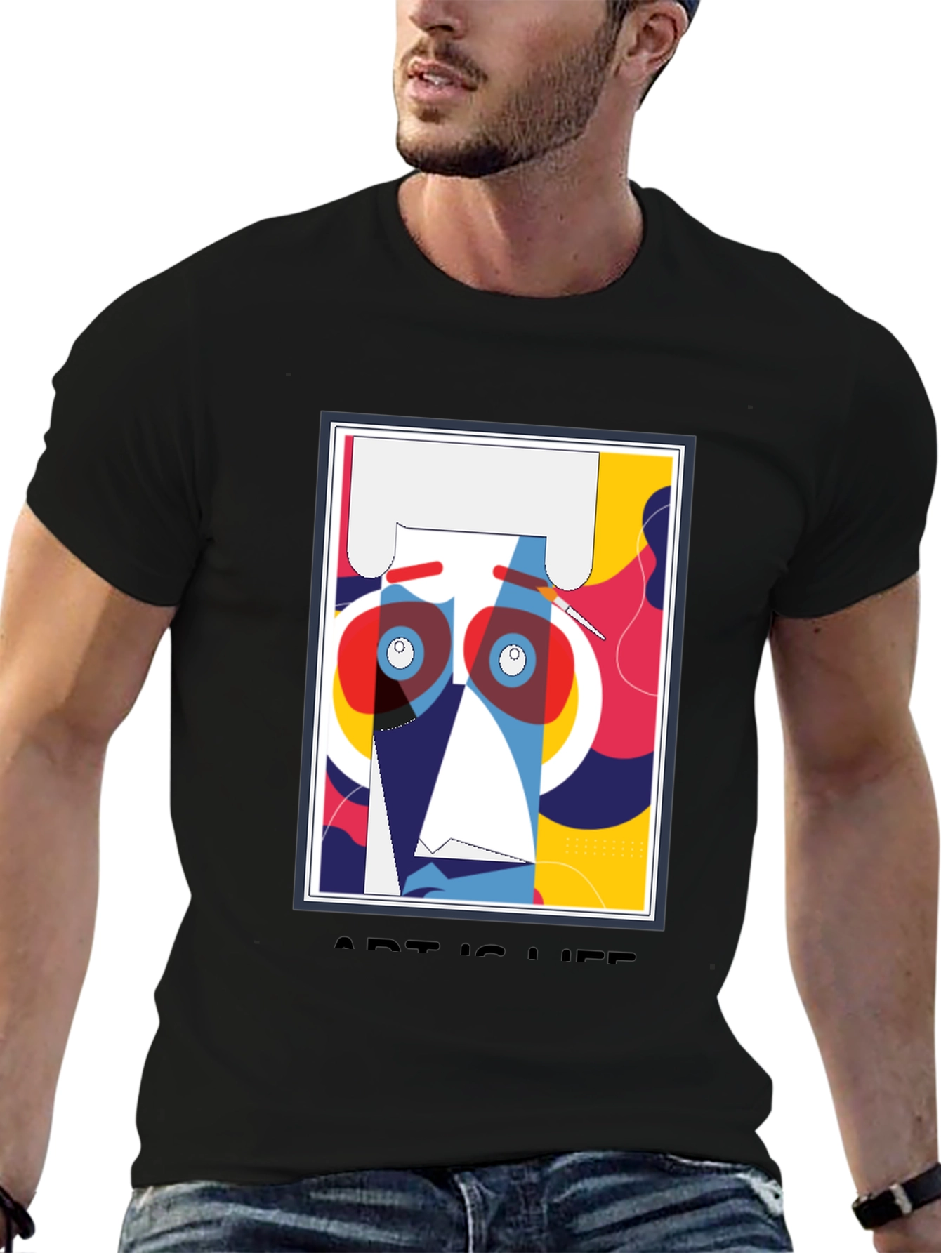 Abstract Art is Life Graphic T-Shirt