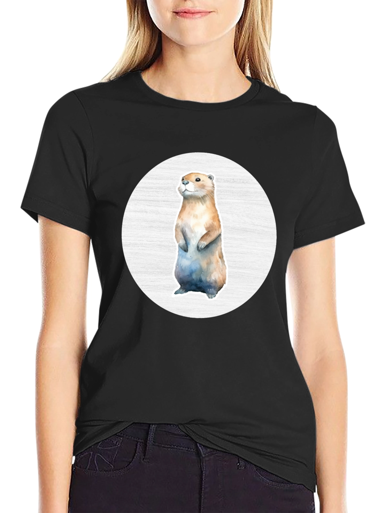 Cute Otter Graphic Tee