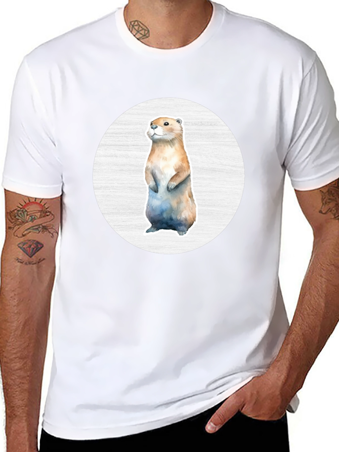 Cute Otter Graphic Tee