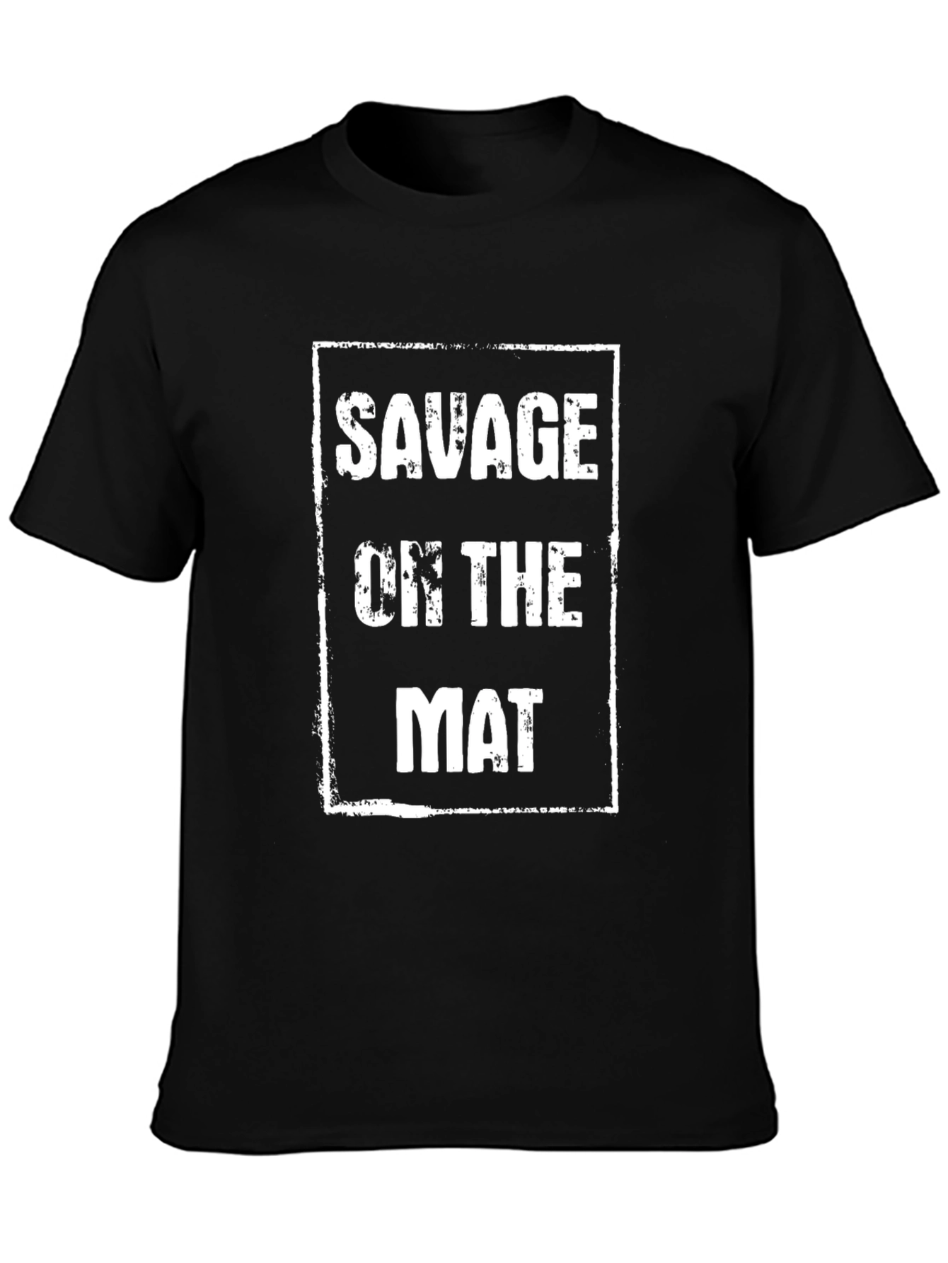 Savage On The Mat Graphic T-Shirt - Black