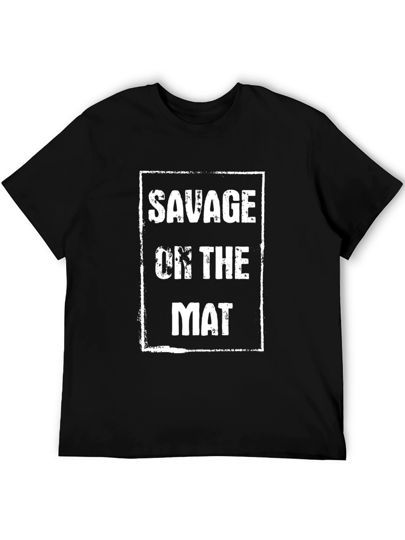Savage On The Mat Graphic T-Shirt - Black