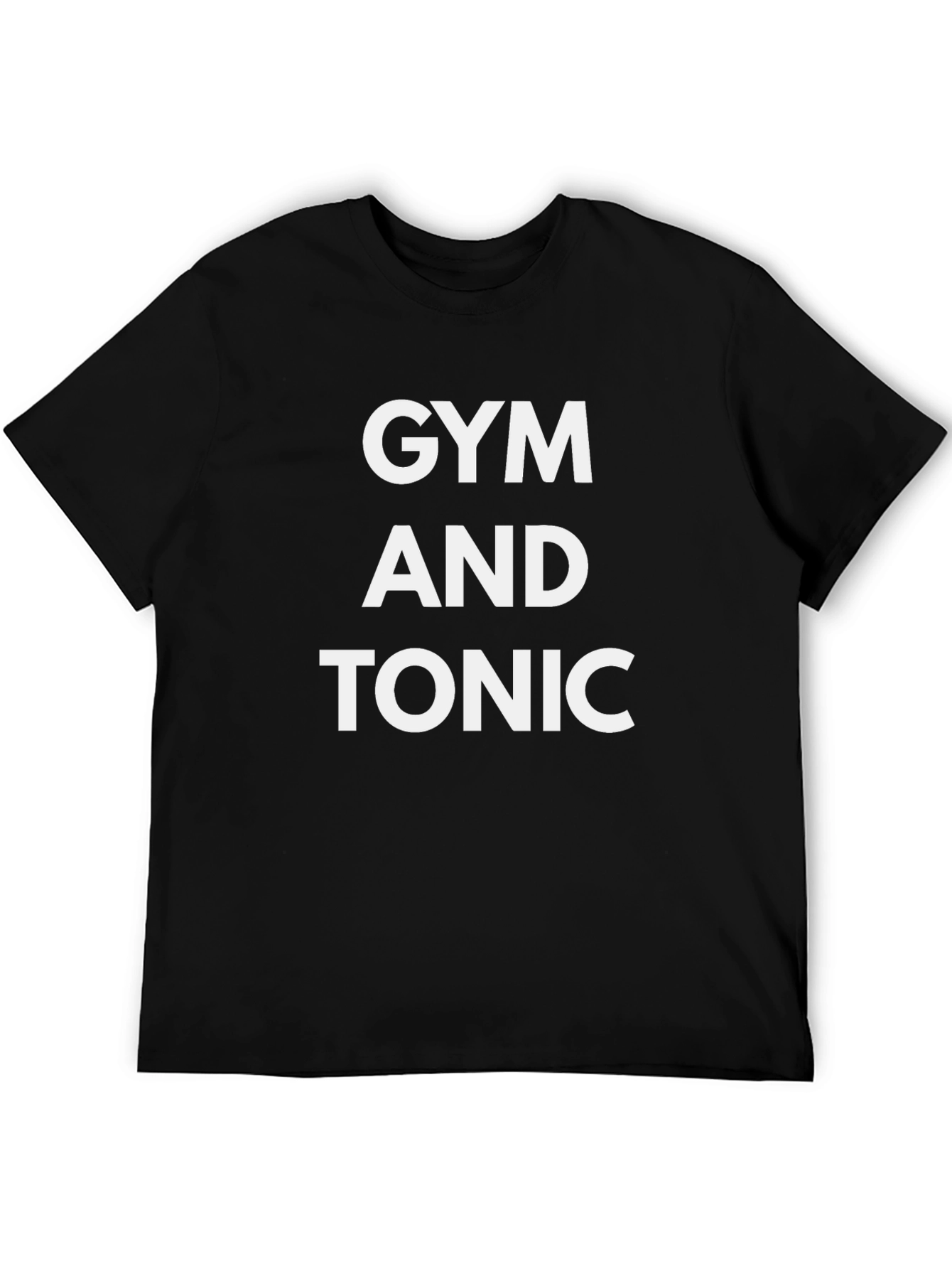 Gym and Tonic Black T-Shirt