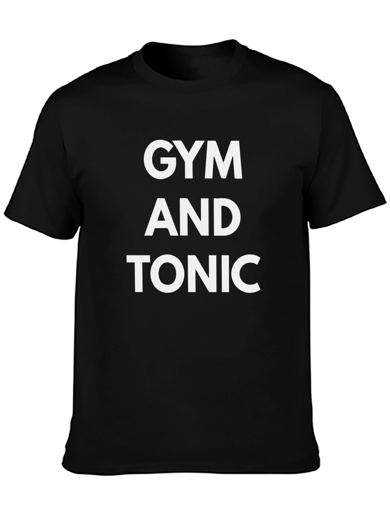 Gym and Tonic Black T-Shirt