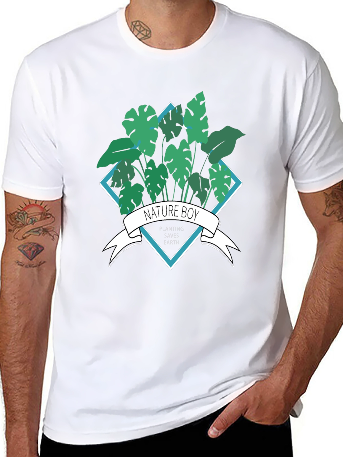 Nature Boy T-Shirt - Planting Saves Earth!