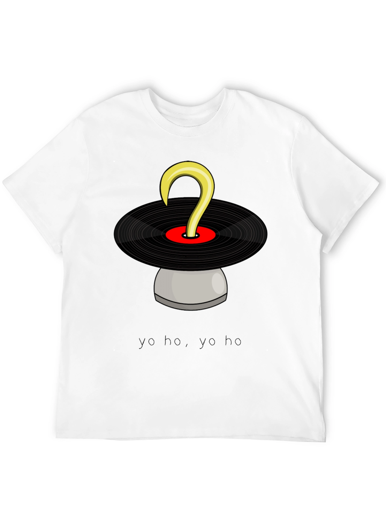 Pirate DJ T-Shirt: Yo Ho Yo Ho & Vinyl